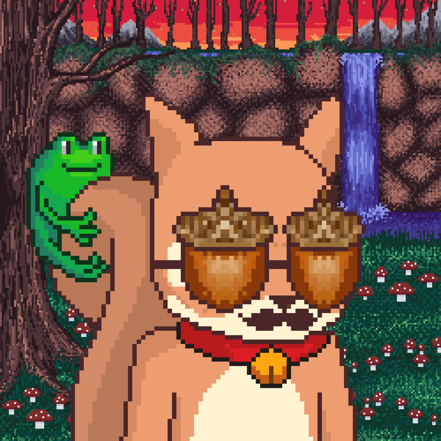 Pixel Squirrels #8524 NFT on Algorand