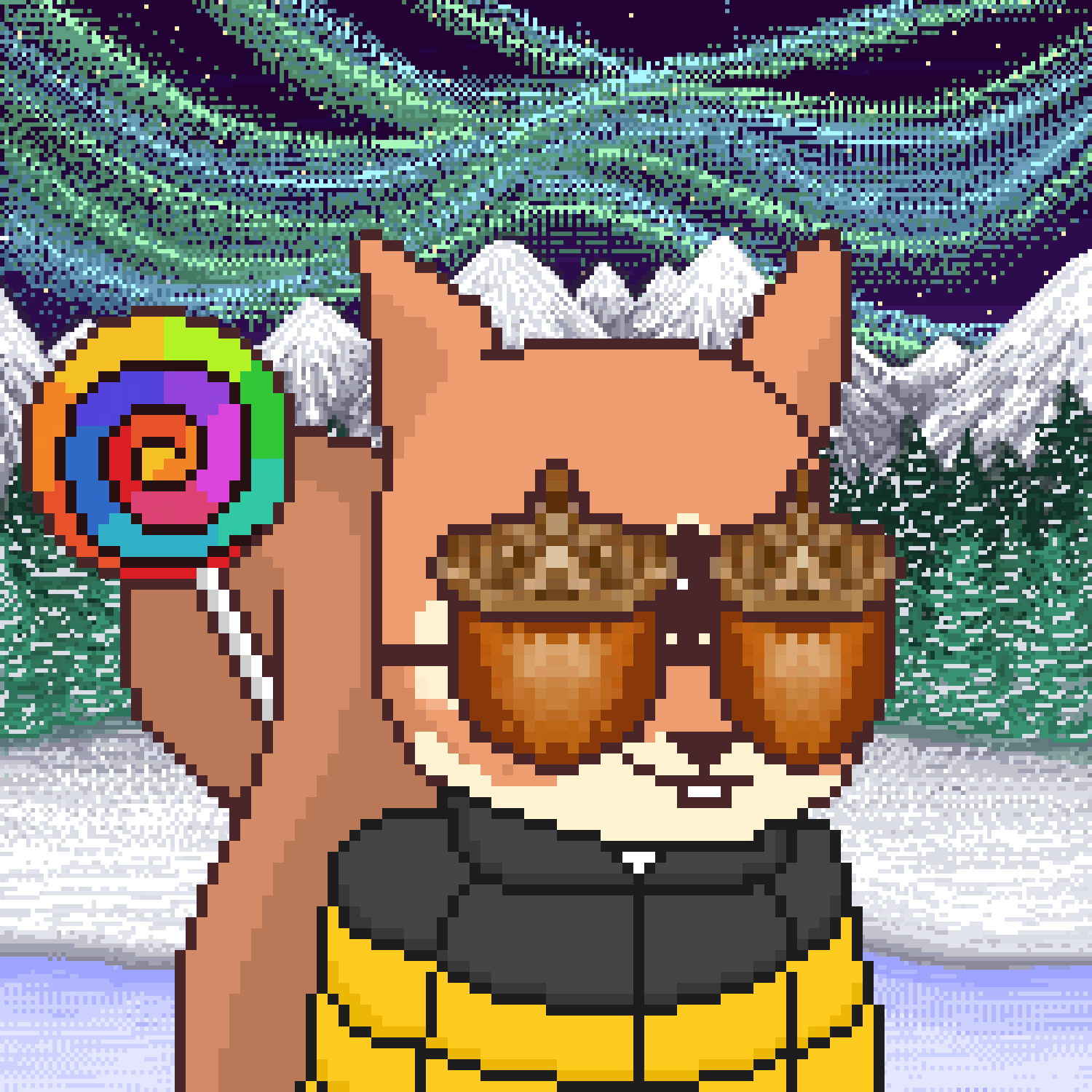 Pixel Squirrels #8525 NFT on Algorand