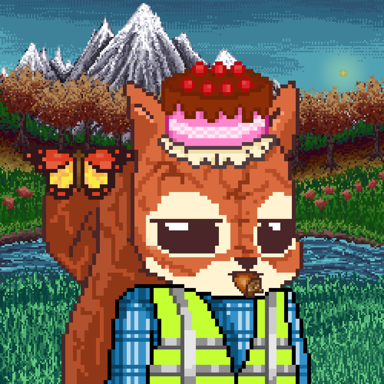 Pixel Squirrels #8538 NFT on Algorand