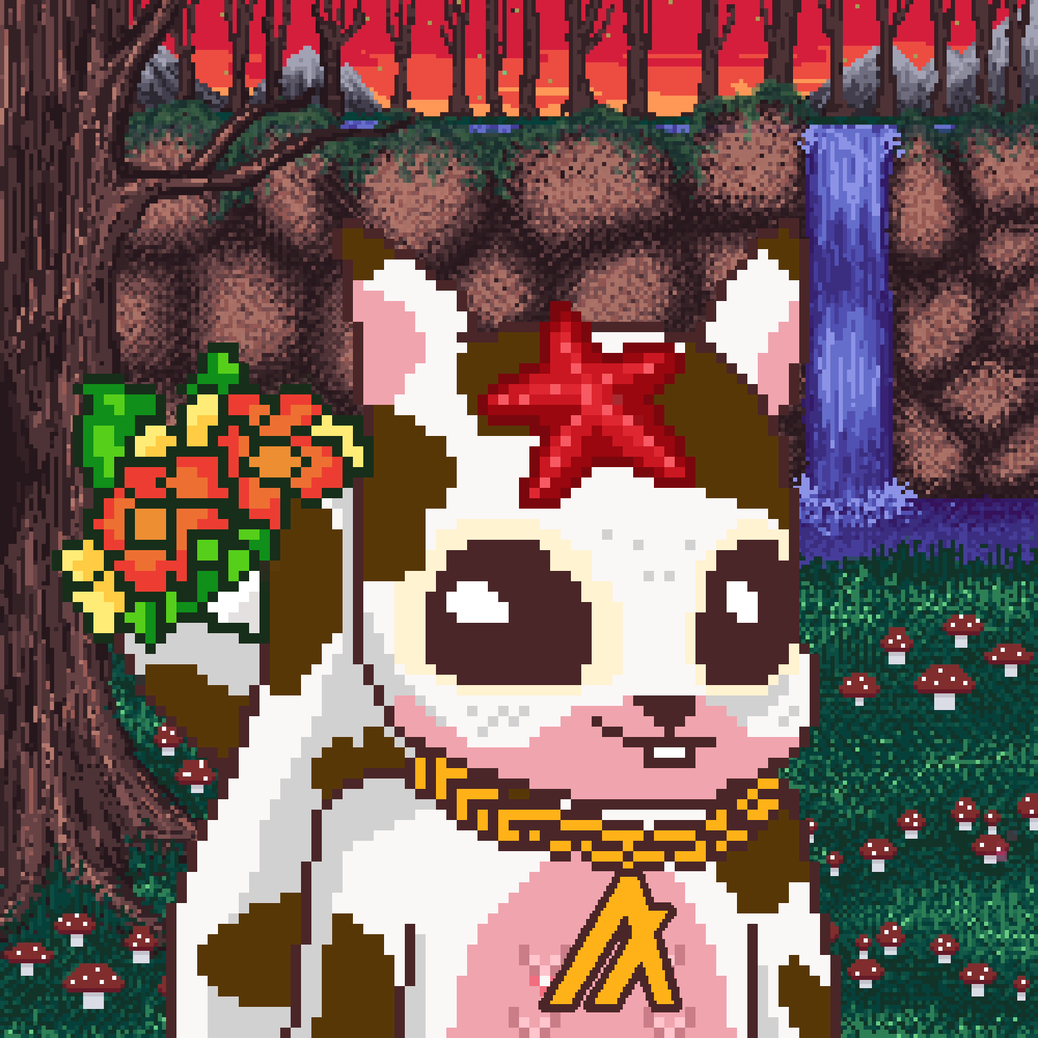 Pixel Squirrels #8542 NFT on Algorand