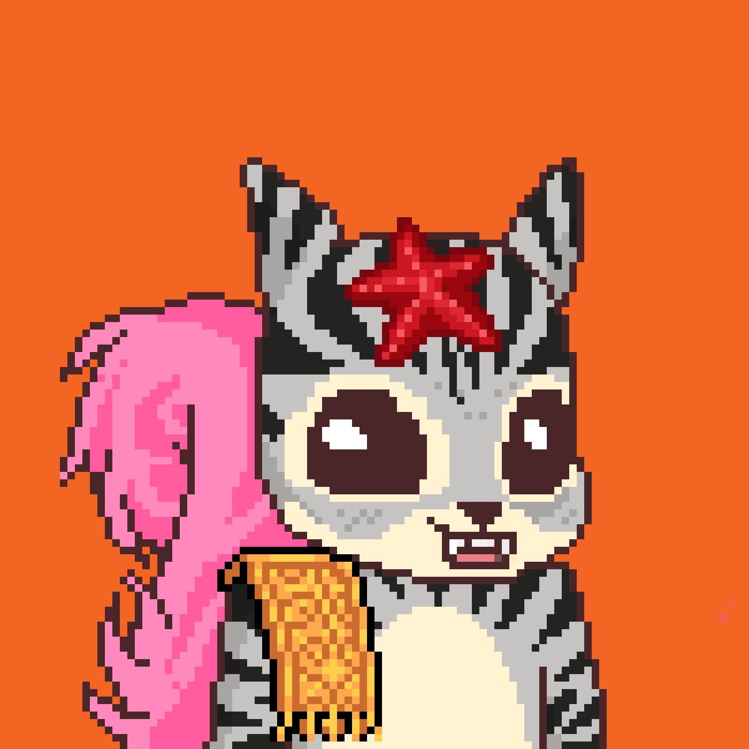 Pixel Squirrels #8544 NFT on Algorand