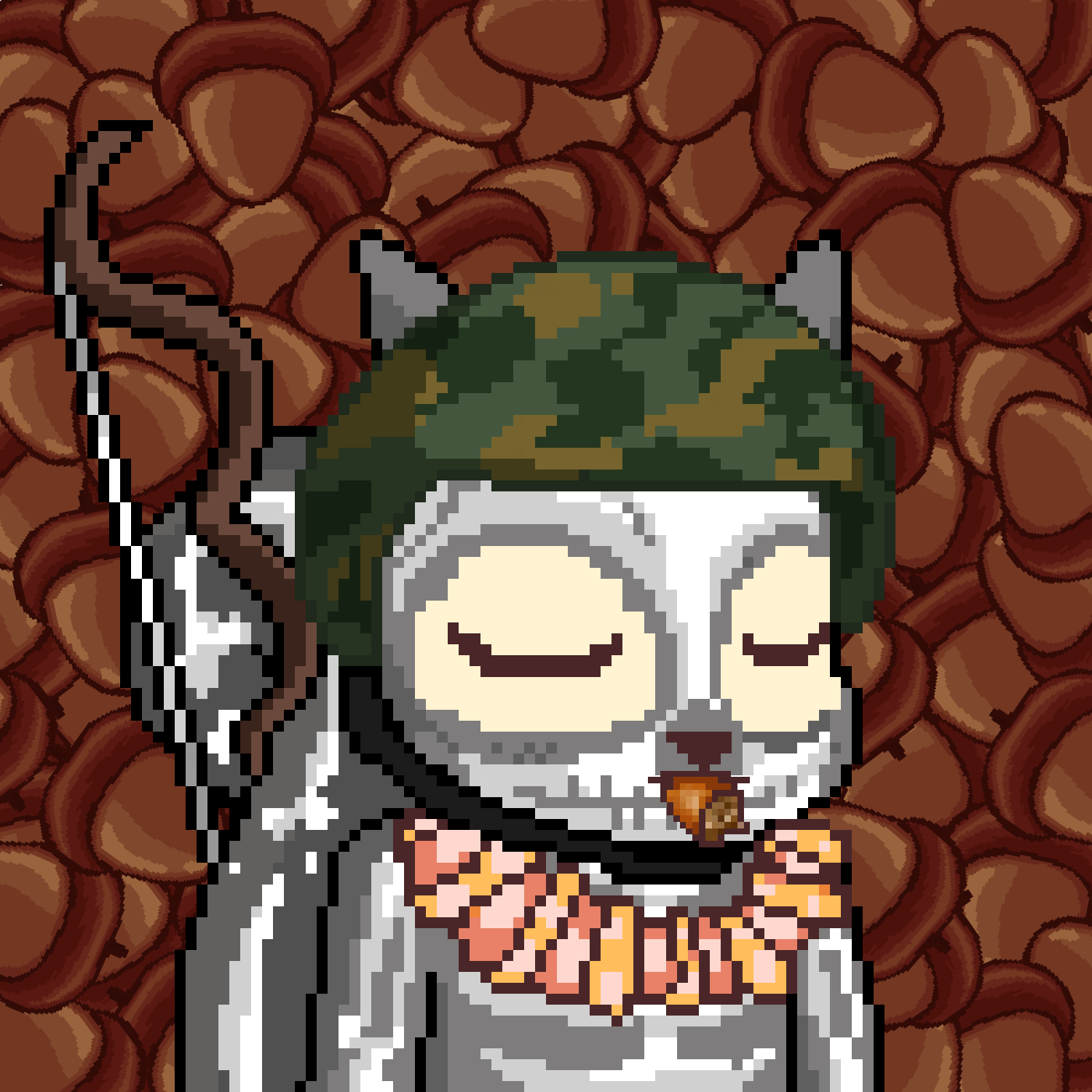 Pixel Squirrels #8572 NFT on Algorand