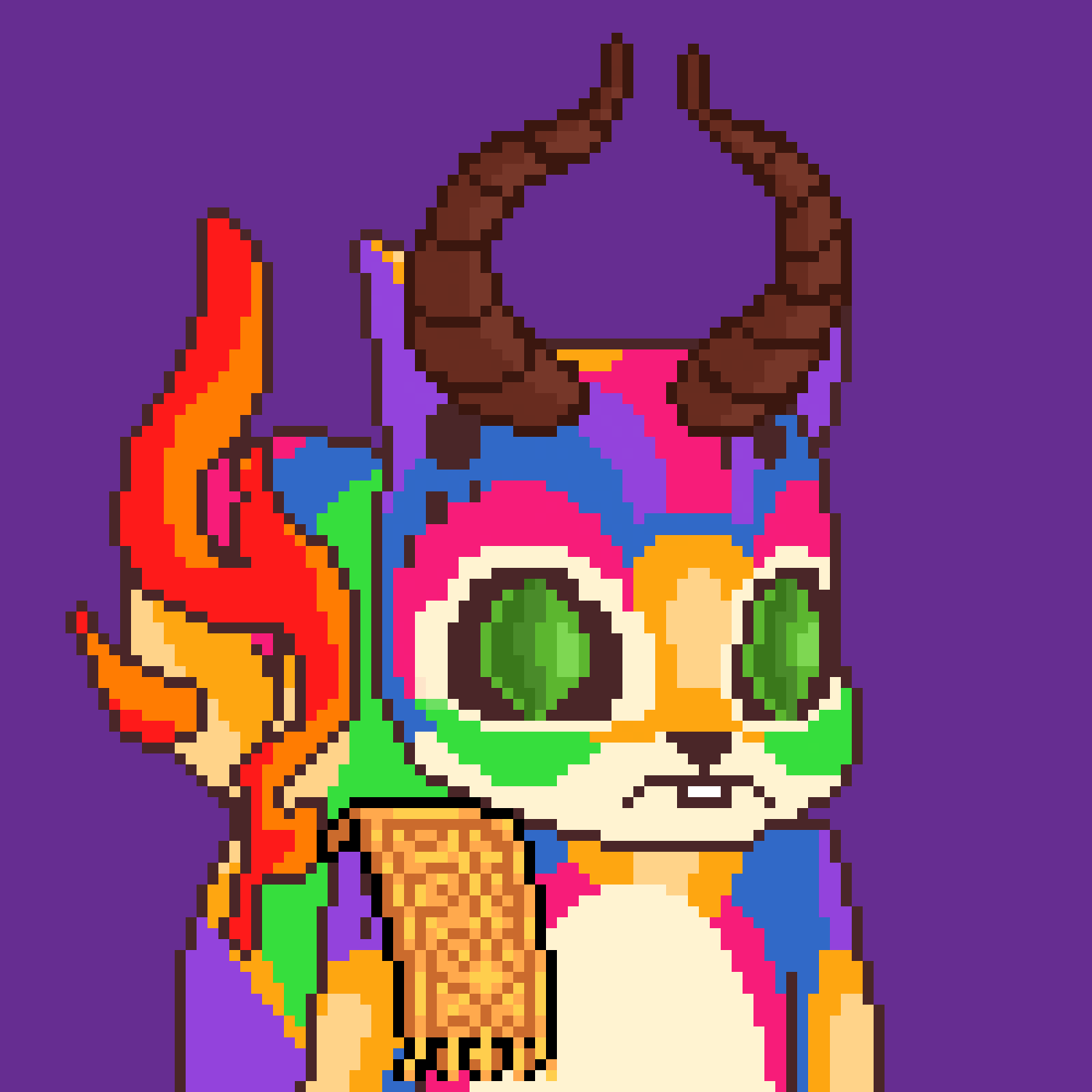 Pixel Squirrels #8587 NFT on Algorand