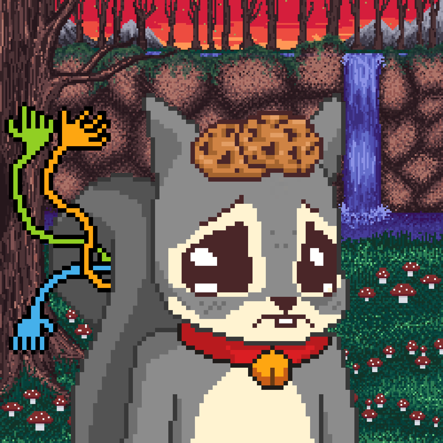 Pixel Squirrels #8592 NFT on Algorand