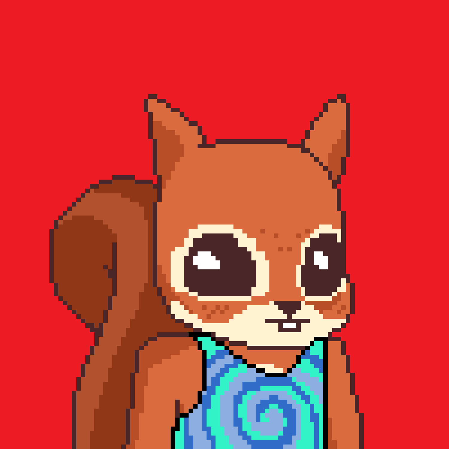 Pixel Squirrels #860 NFT on Algorand