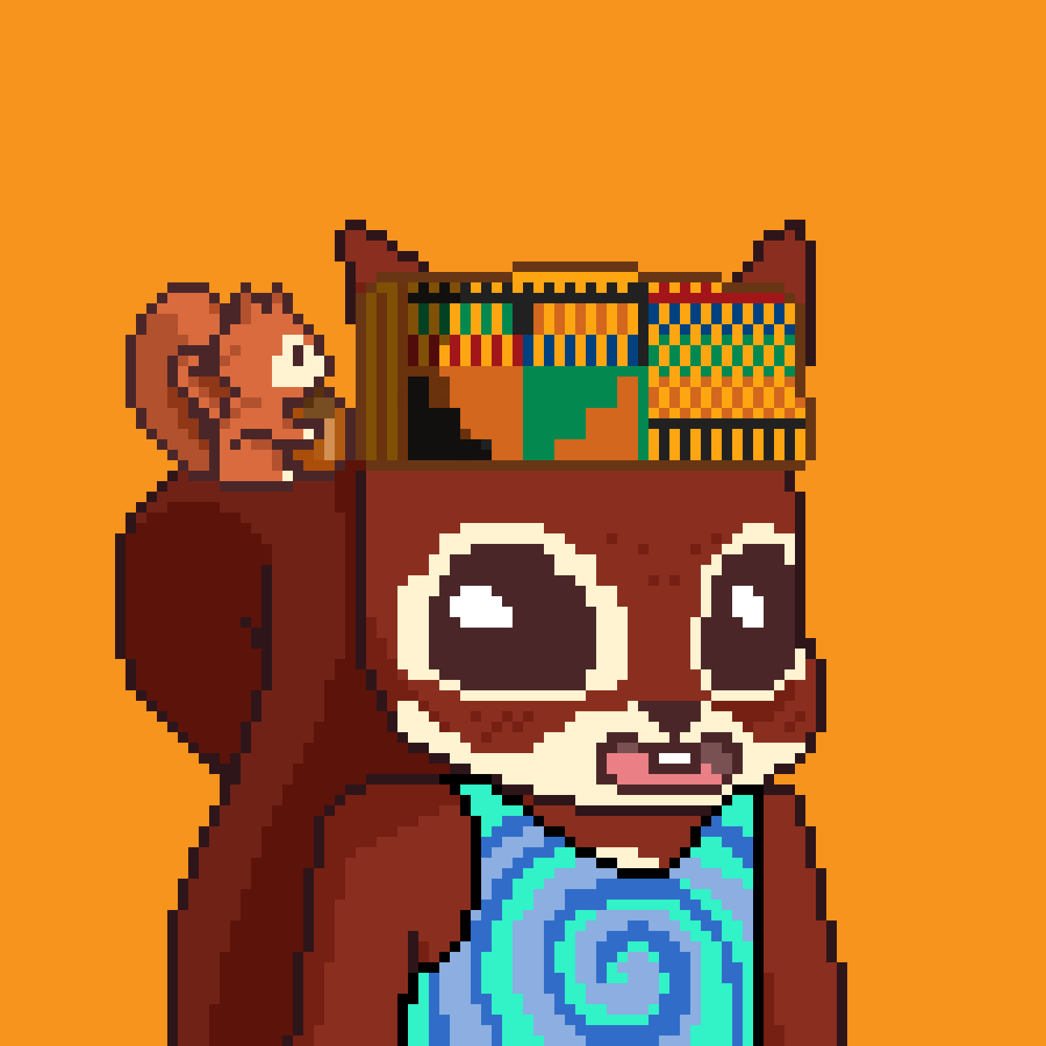 Pixel Squirrels #8609 NFT on Algorand