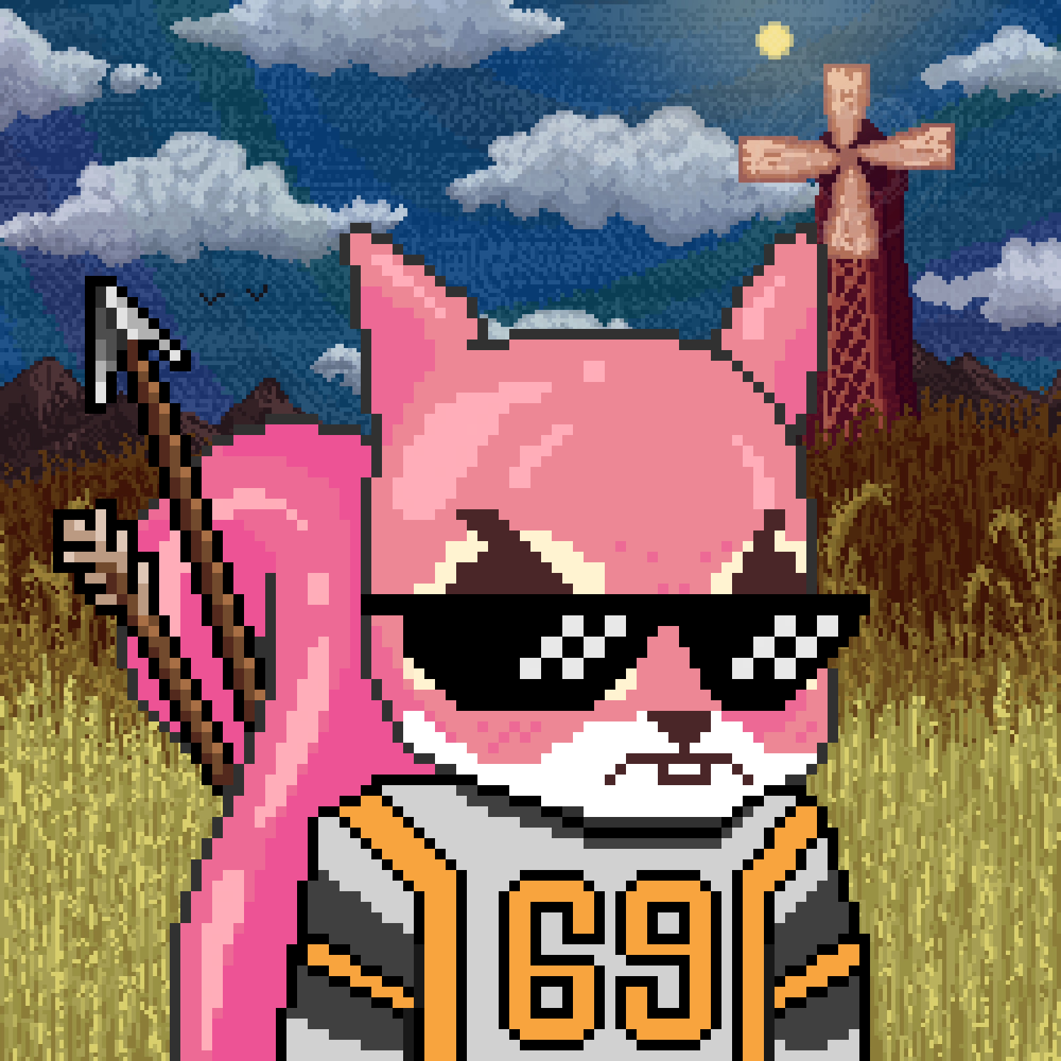 Pixel Squirrels #8612 NFT on Algorand