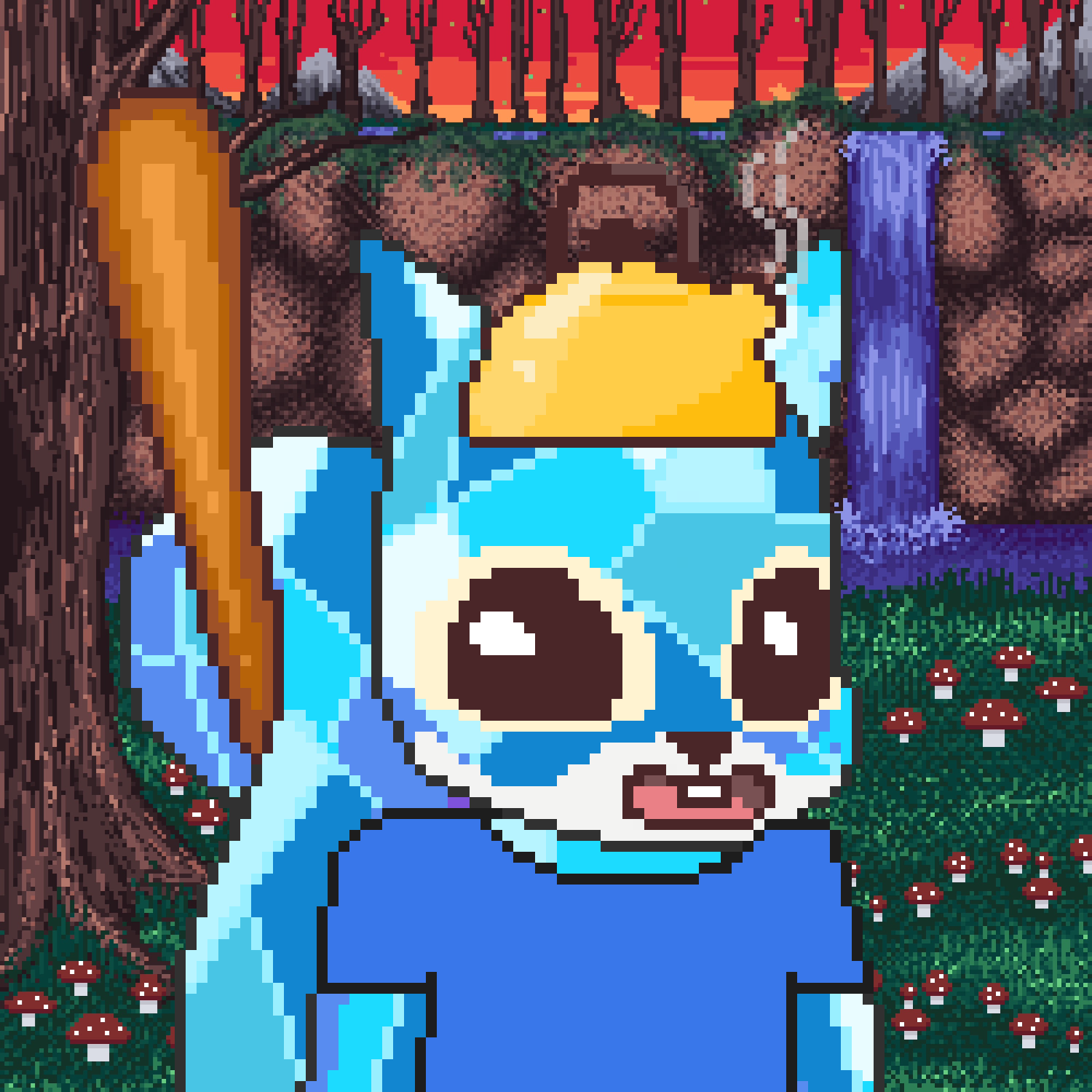 Pixel Squirrels #8618 NFT on Algorand