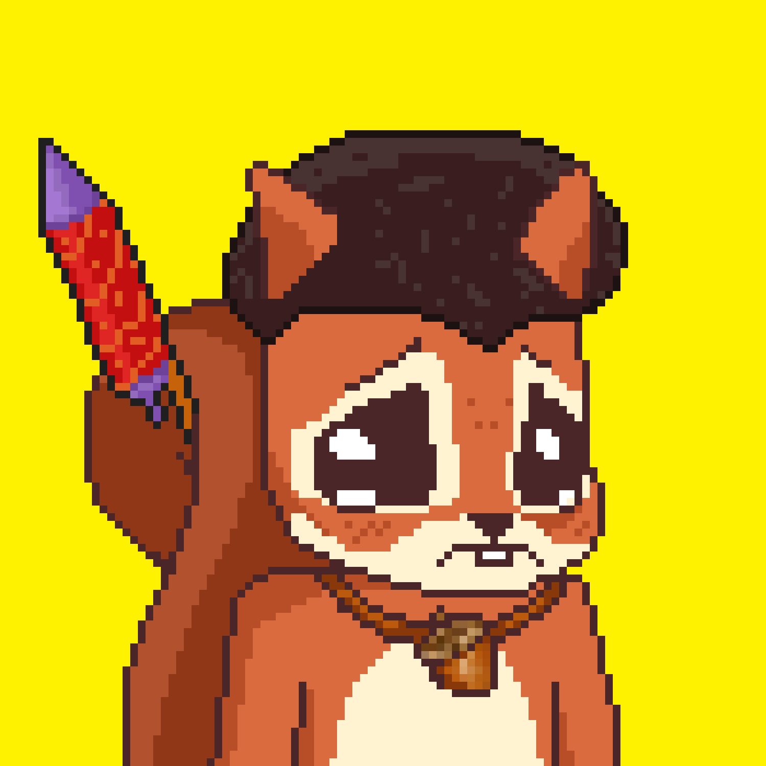 Pixel Squirrels #8619 NFT on Algorand