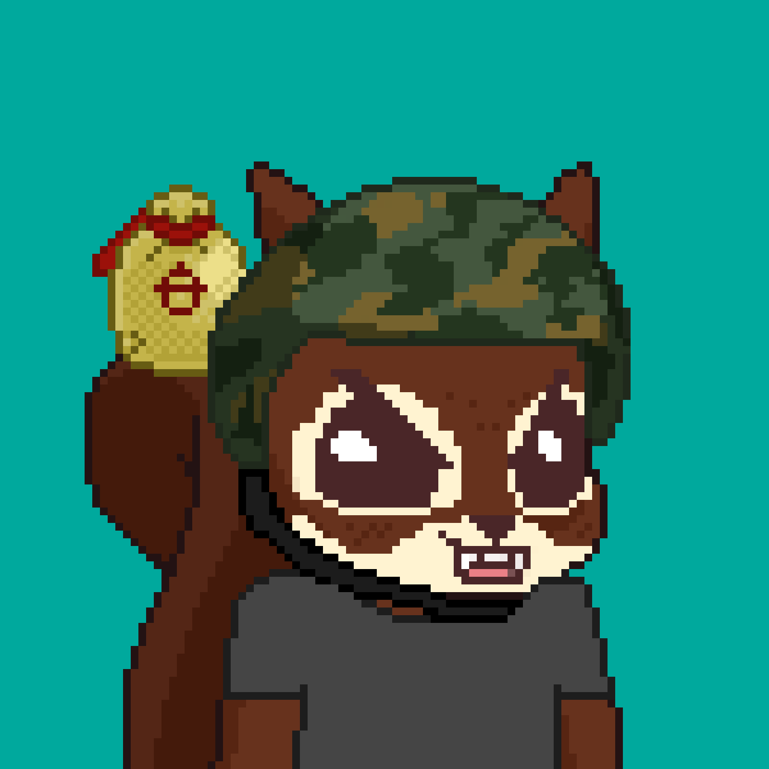 Pixel Squirrels #862 NFT on Algorand