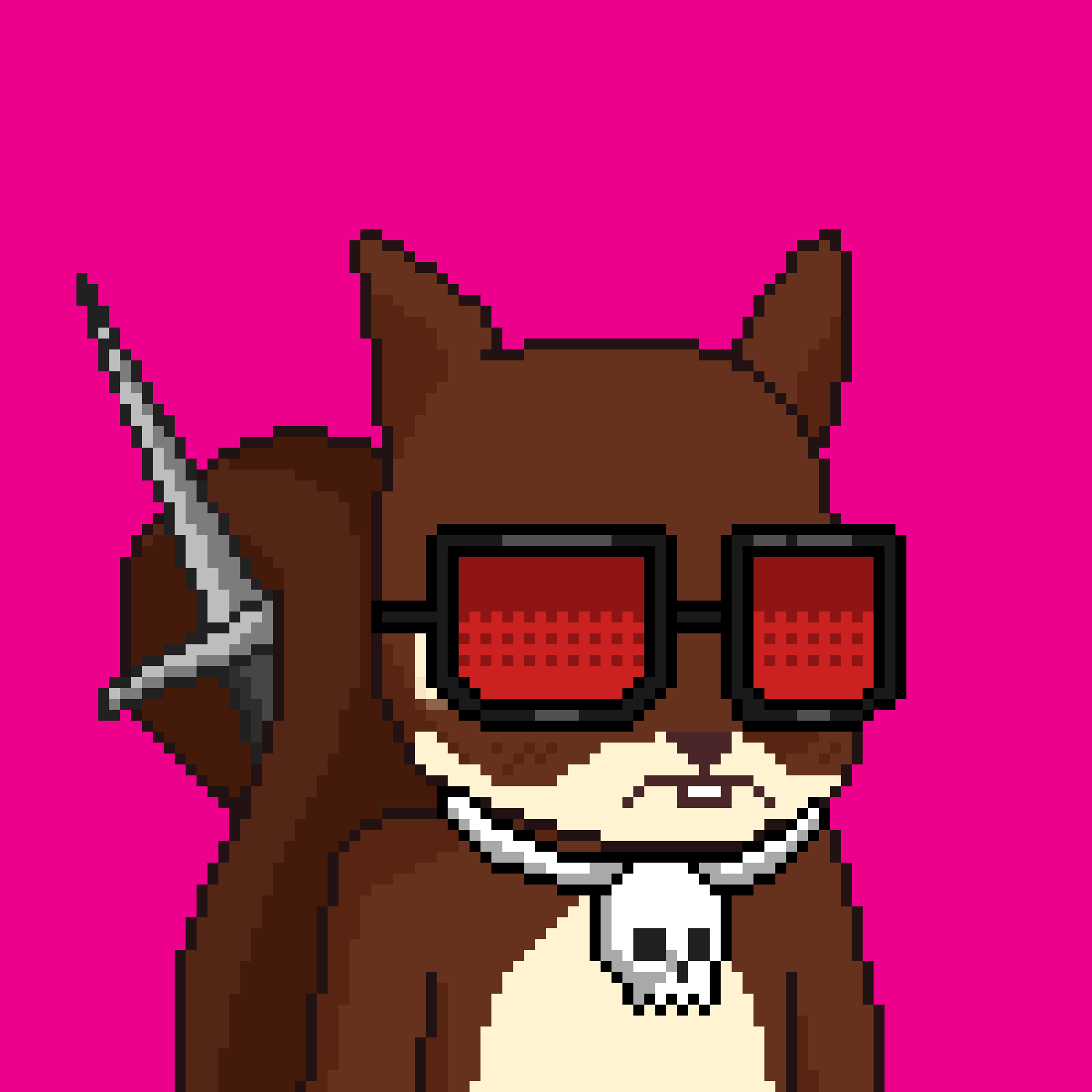 Pixel Squirrels #8620 NFT on Algorand