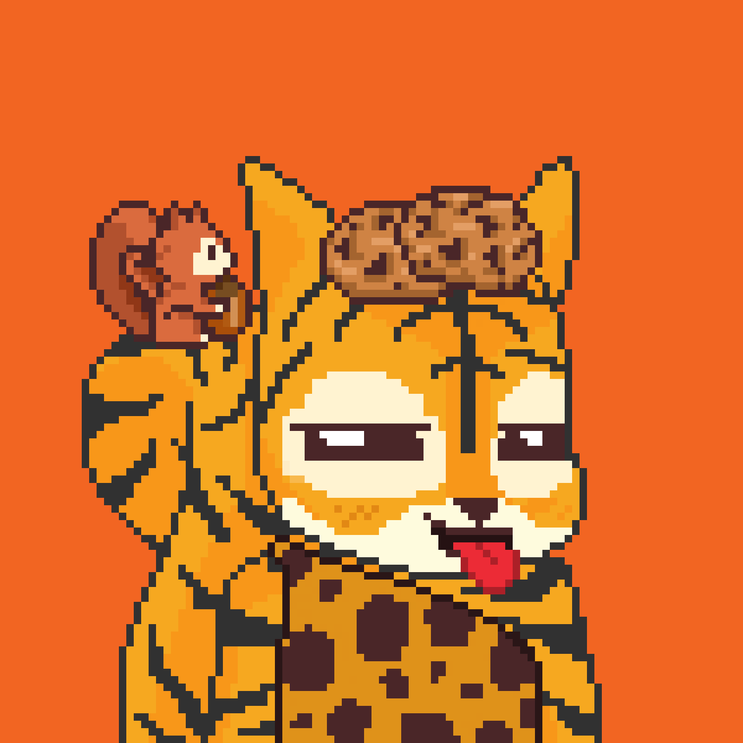Pixel Squirrels #8621 NFT on Algorand