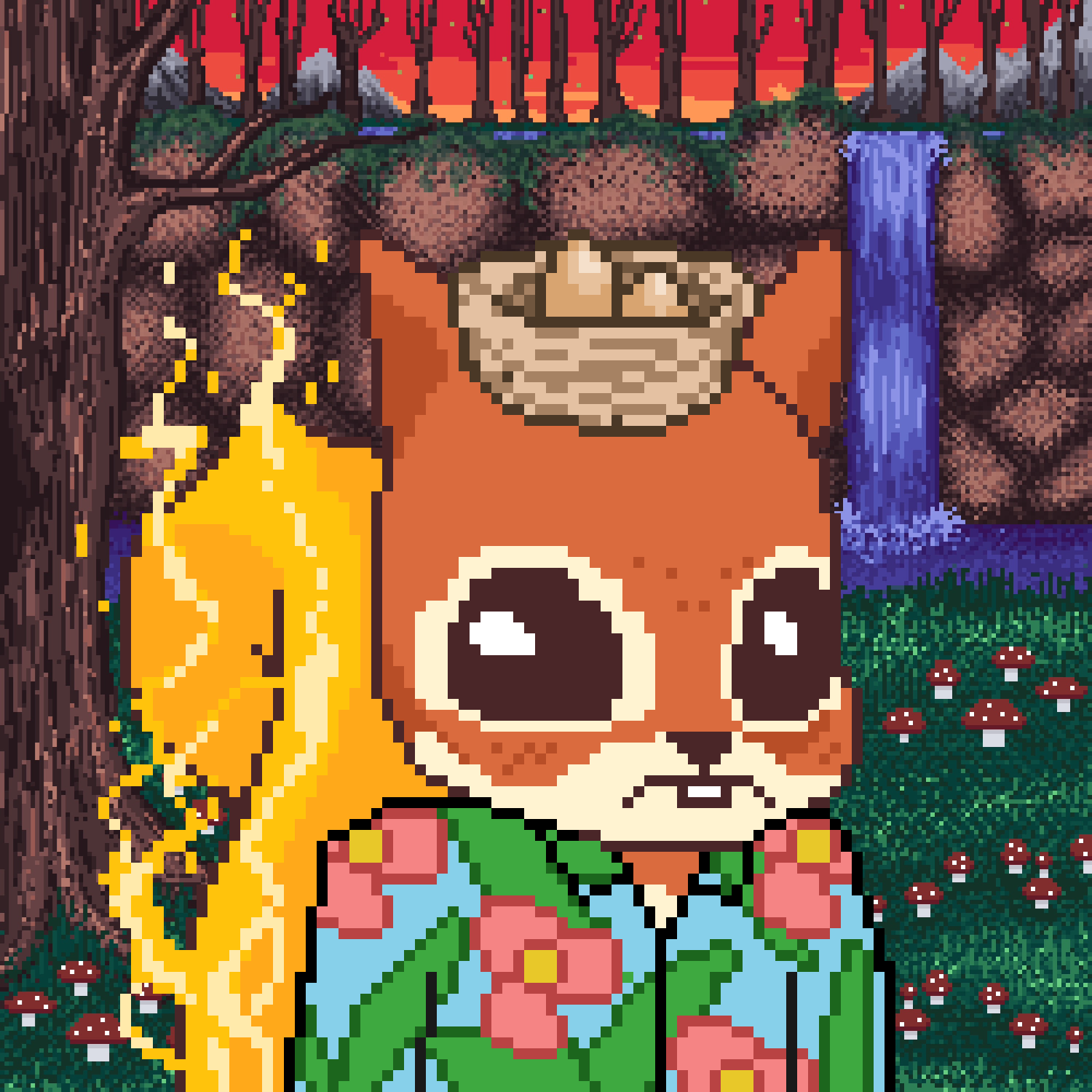 Pixel Squirrels #8622 NFT on Algorand