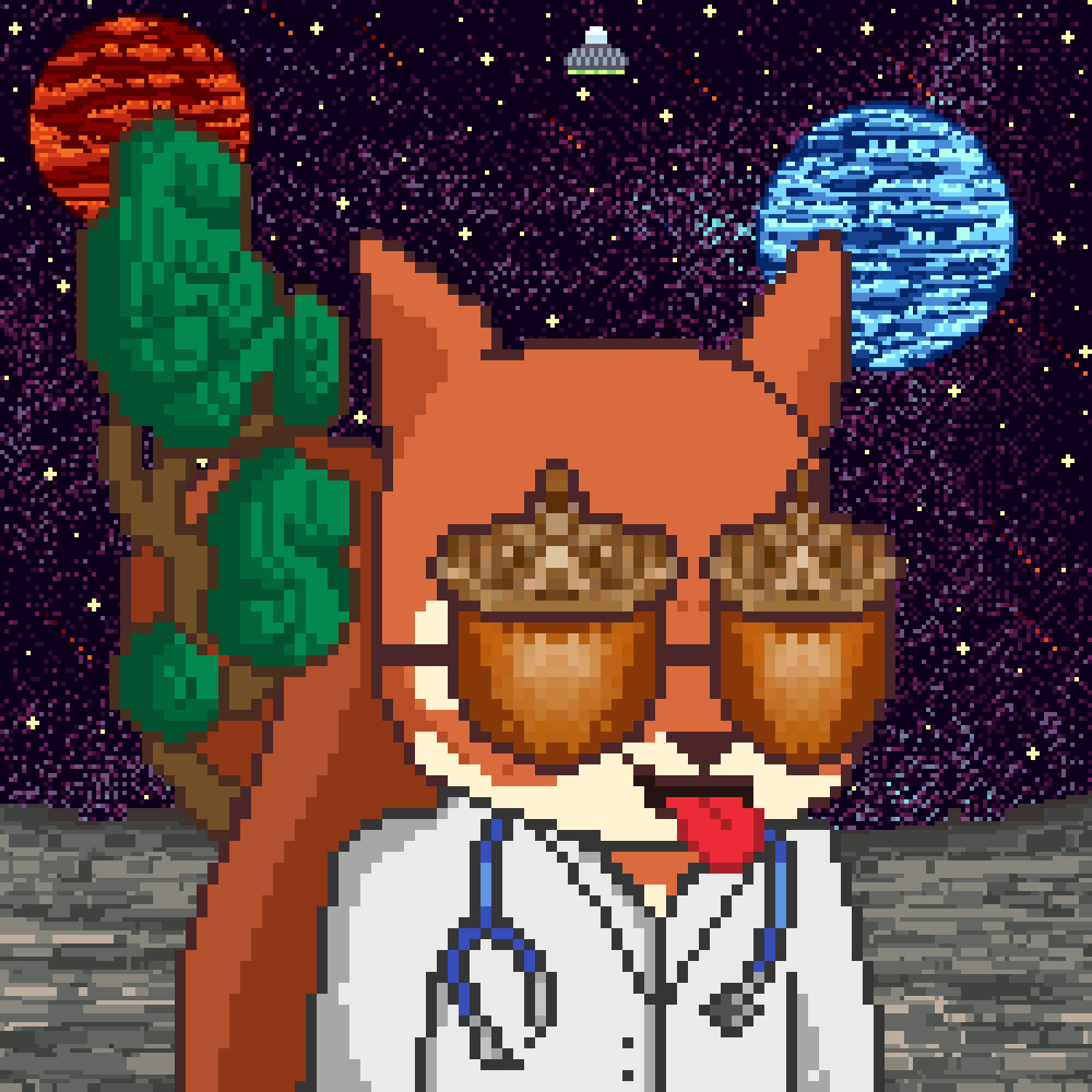 Pixel Squirrels #8630 NFT on Algorand