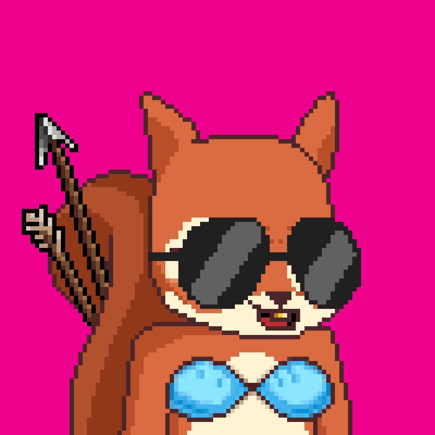 Pixel Squirrels #8632 NFT on Algorand