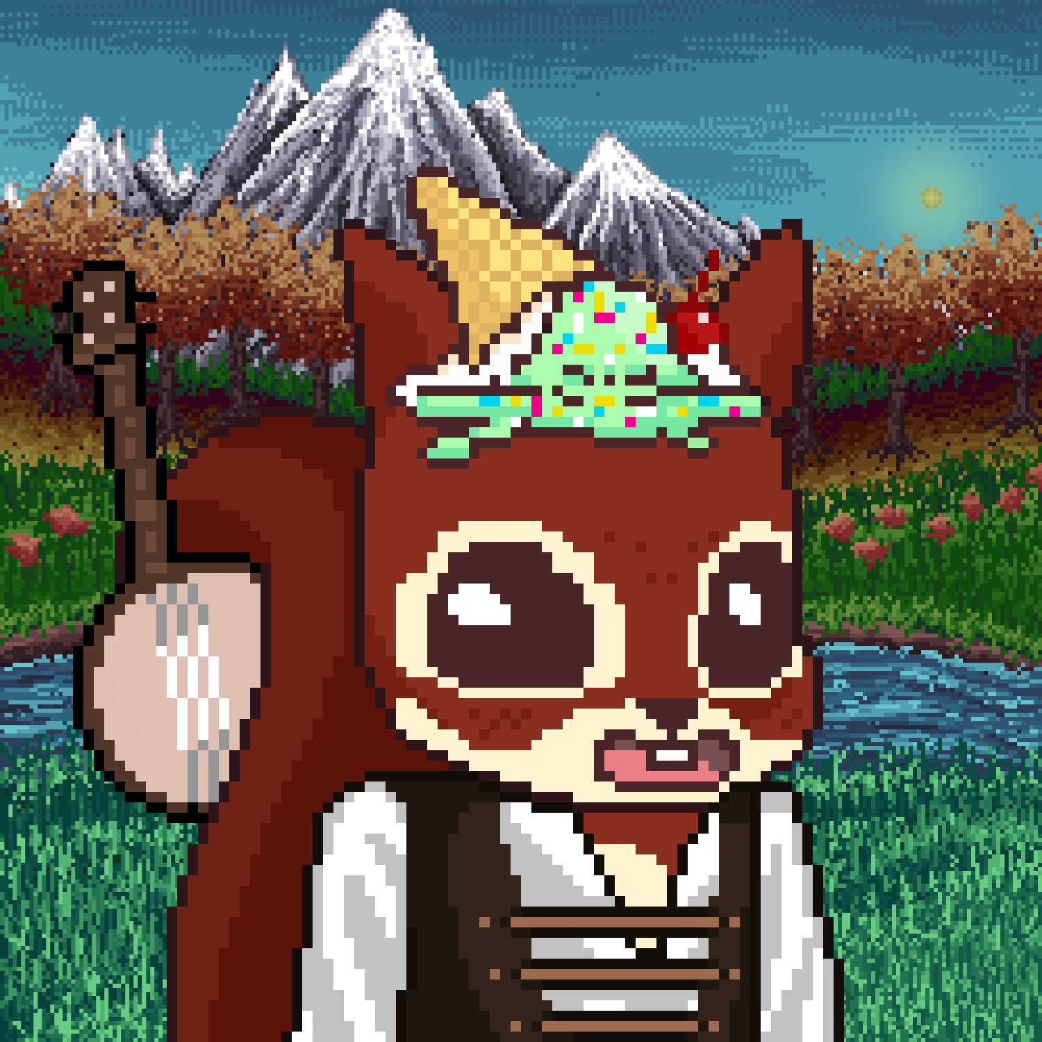 Pixel Squirrels #8656 NFT on Algorand