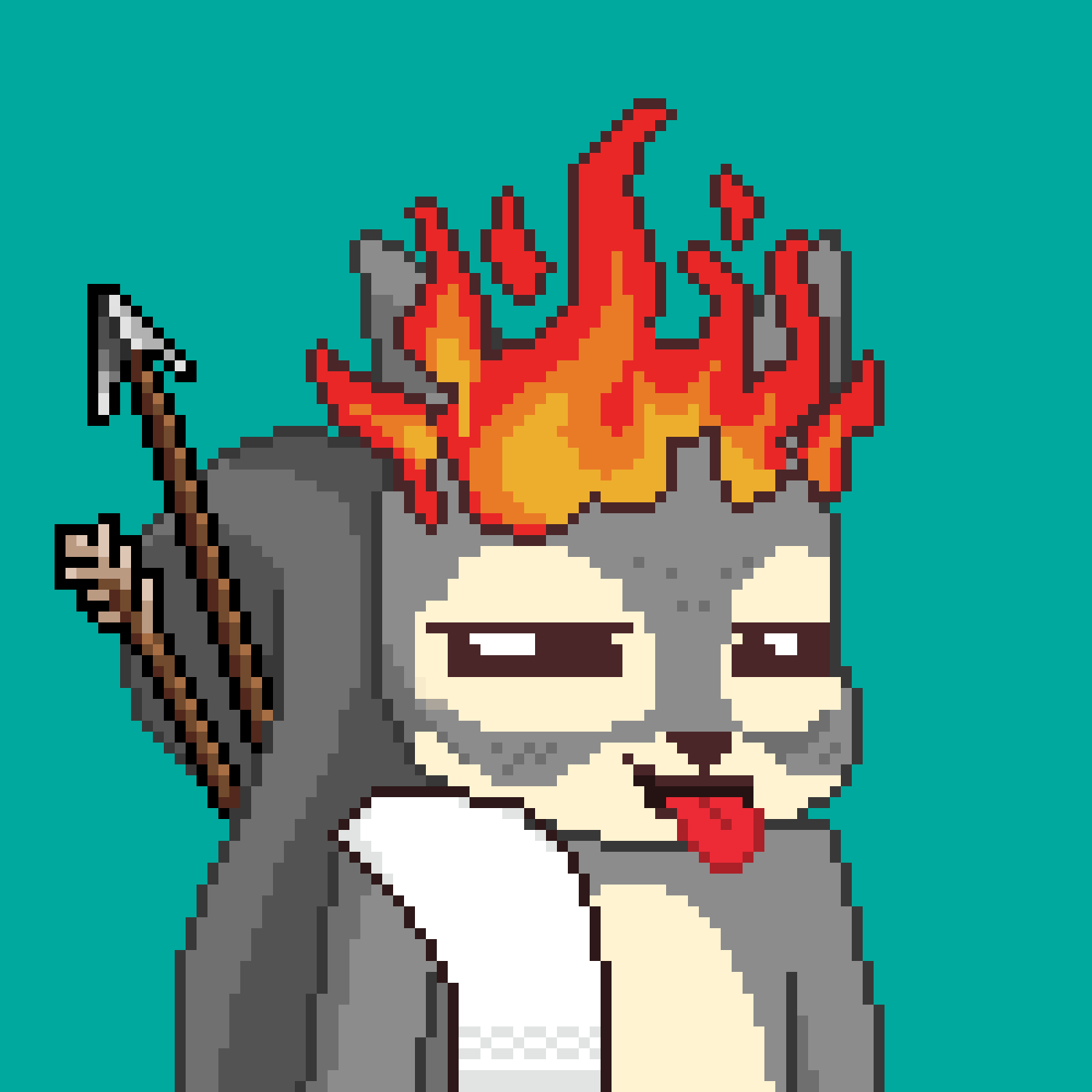 Pixel Squirrels #8662 NFT on Algorand