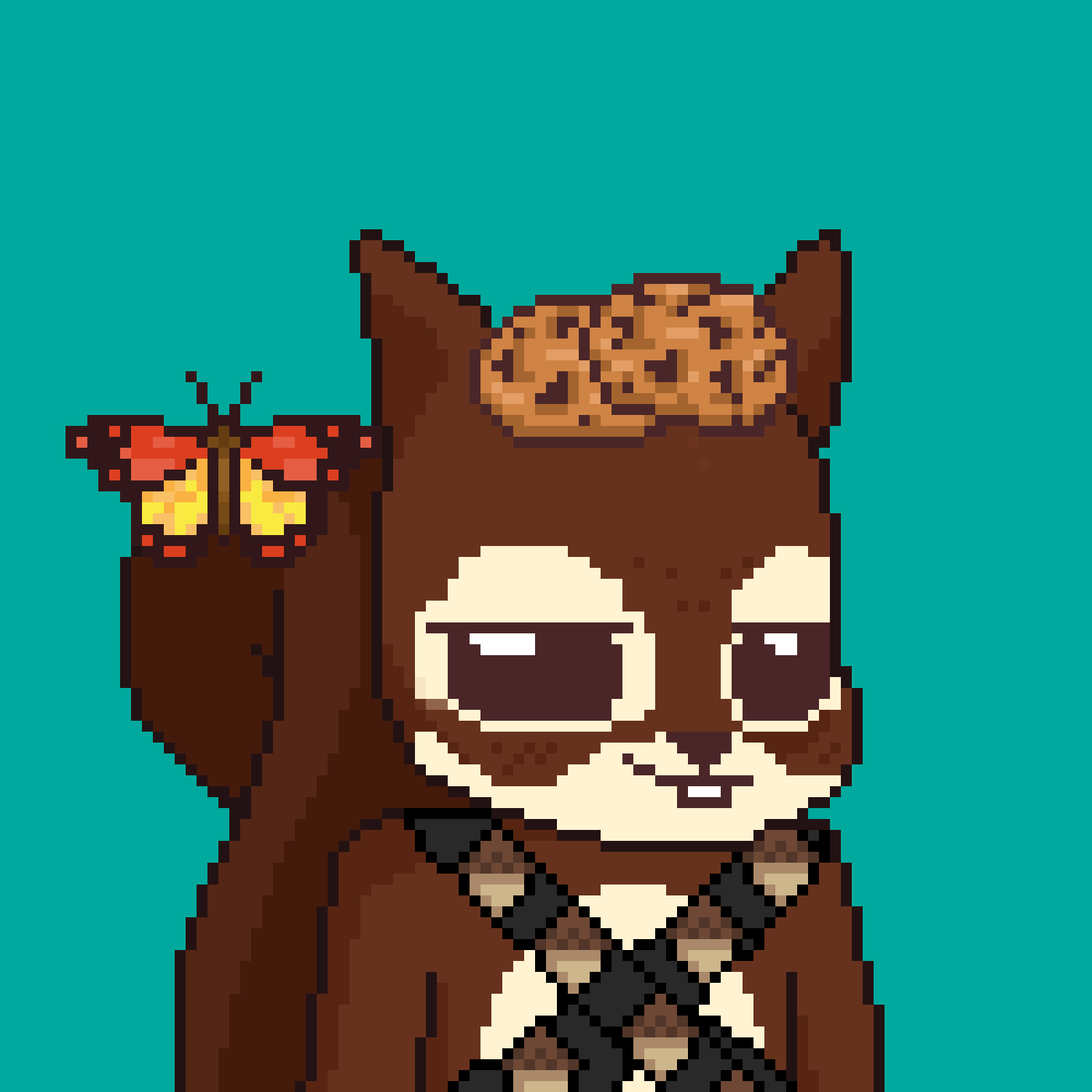 Pixel Squirrels #8666 NFT on Algorand