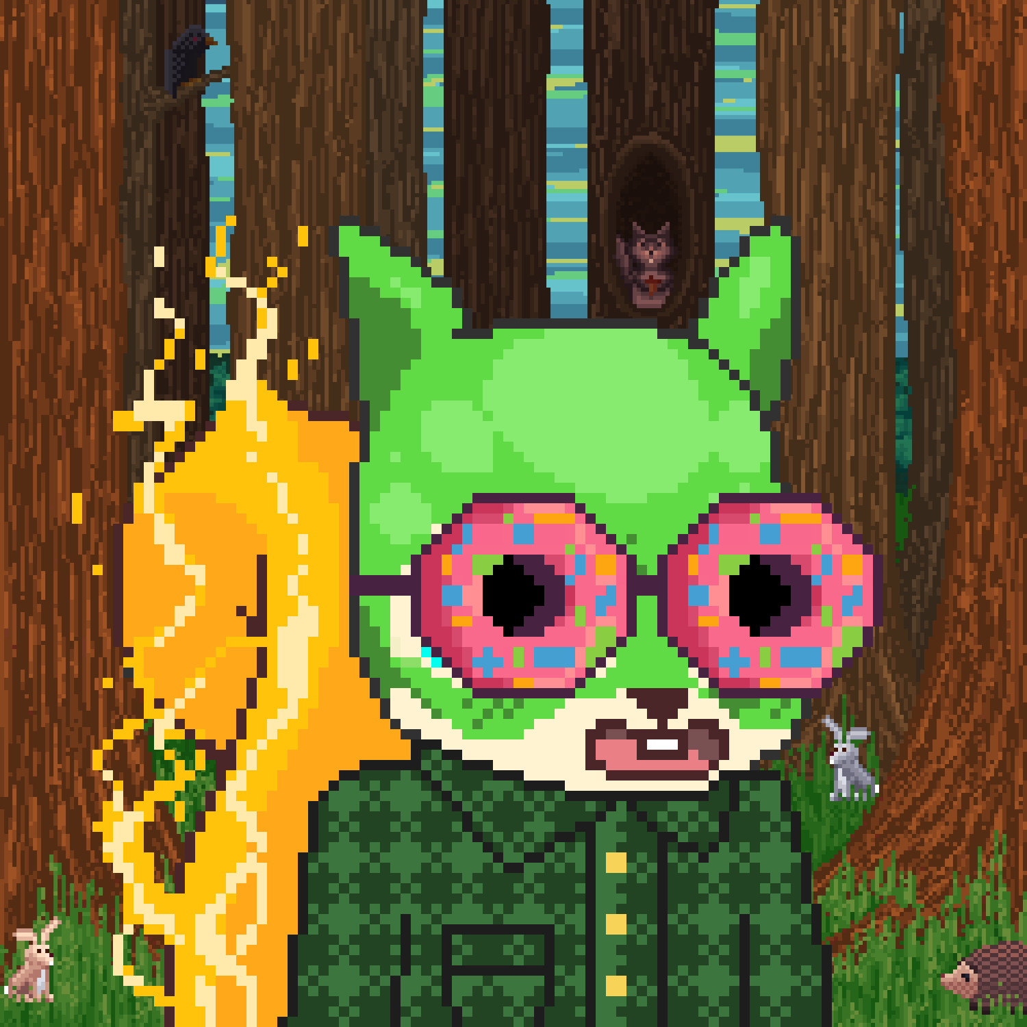 Pixel Squirrels #8674 NFT on Algorand