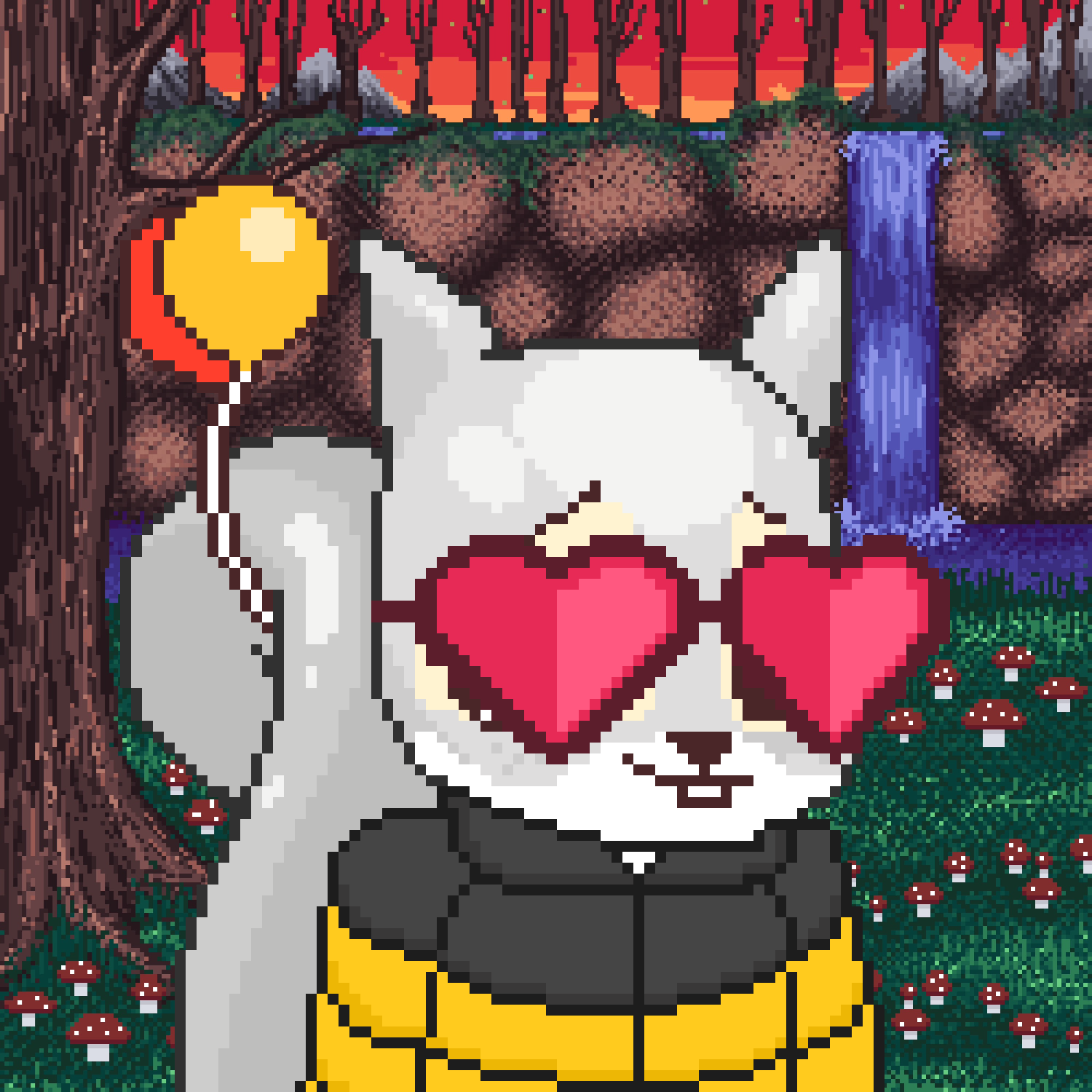 Pixel Squirrels #8676 NFT on Algorand