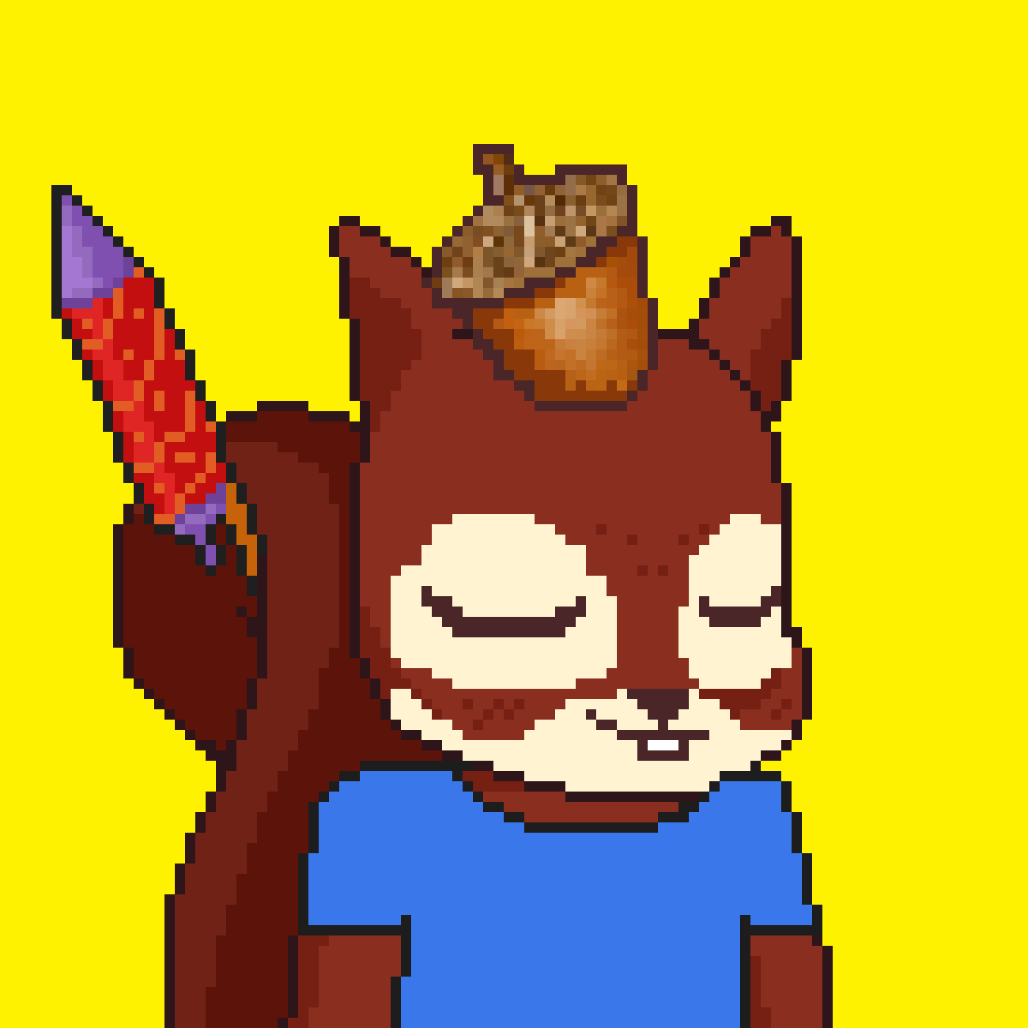 Pixel Squirrels #8679 NFT on Algorand