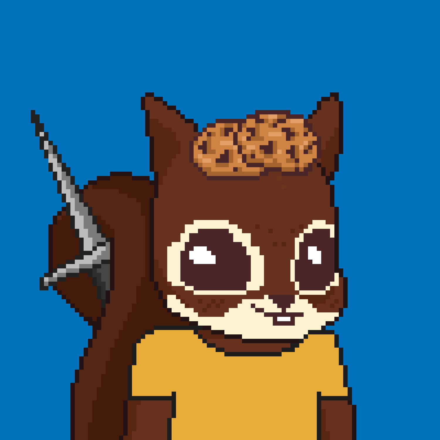 Pixel Squirrels #8680 NFT on Algorand