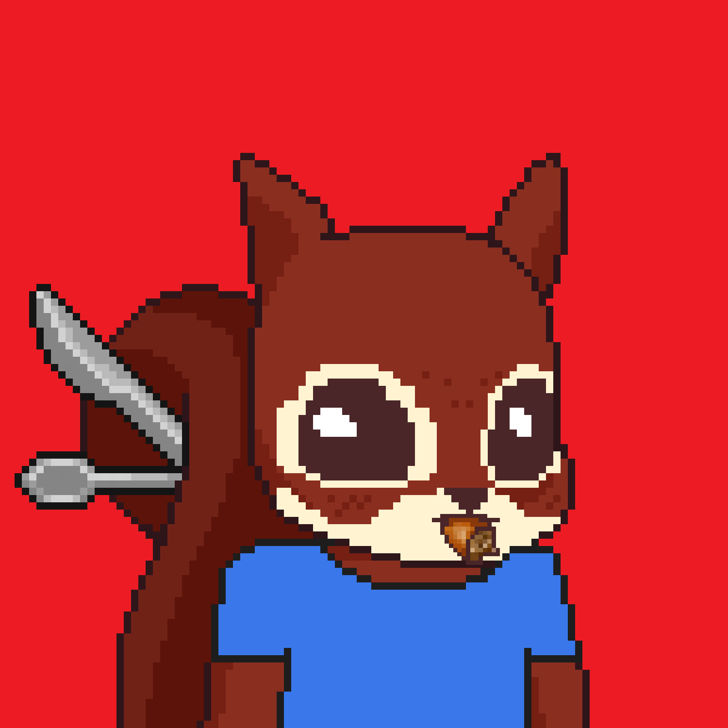 Pixel Squirrels #8698 NFT on Algorand