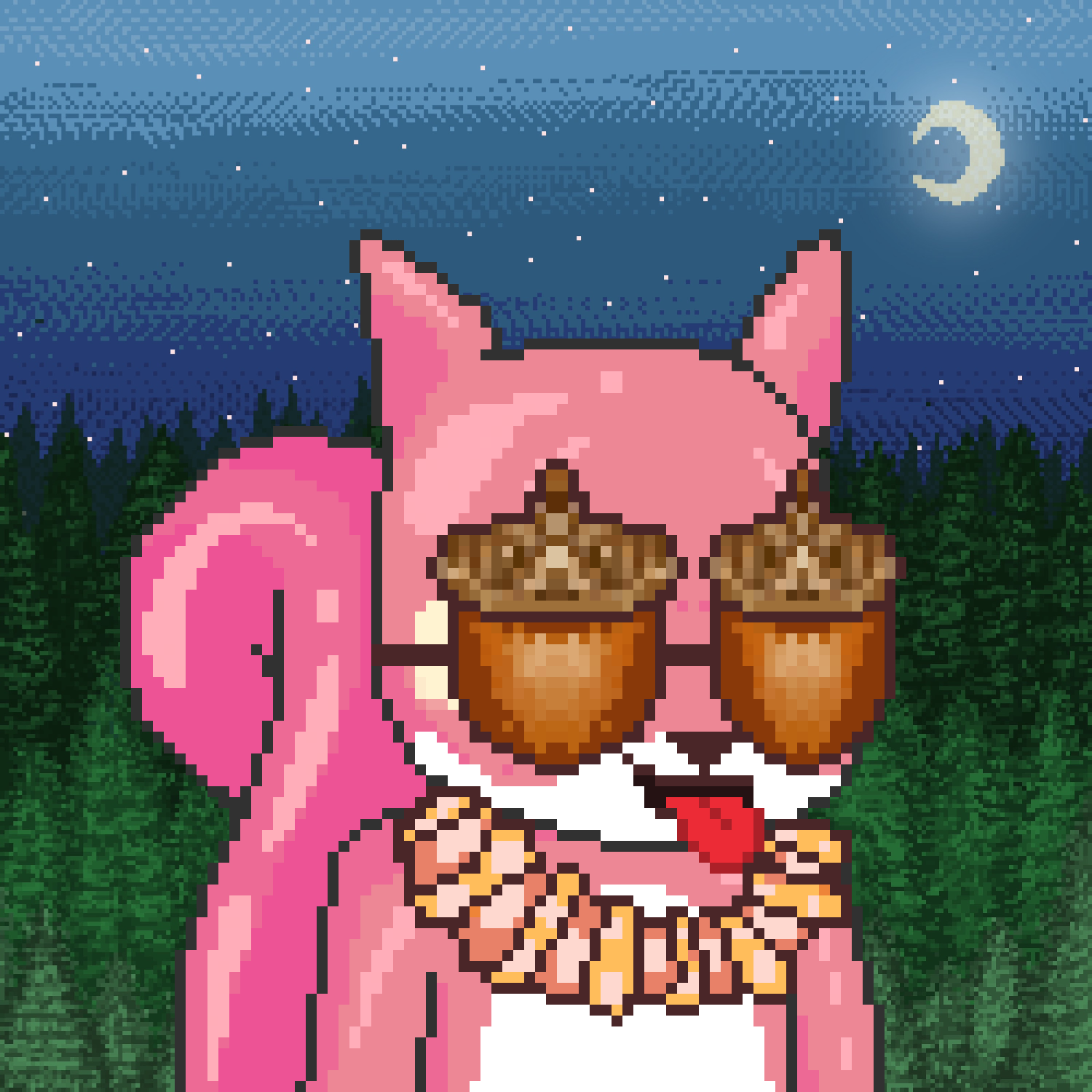 Pixel Squirrels #87 NFT on Algorand