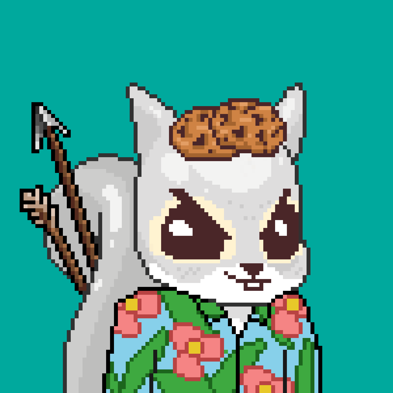 Pixel Squirrels #8704 NFT on Algorand