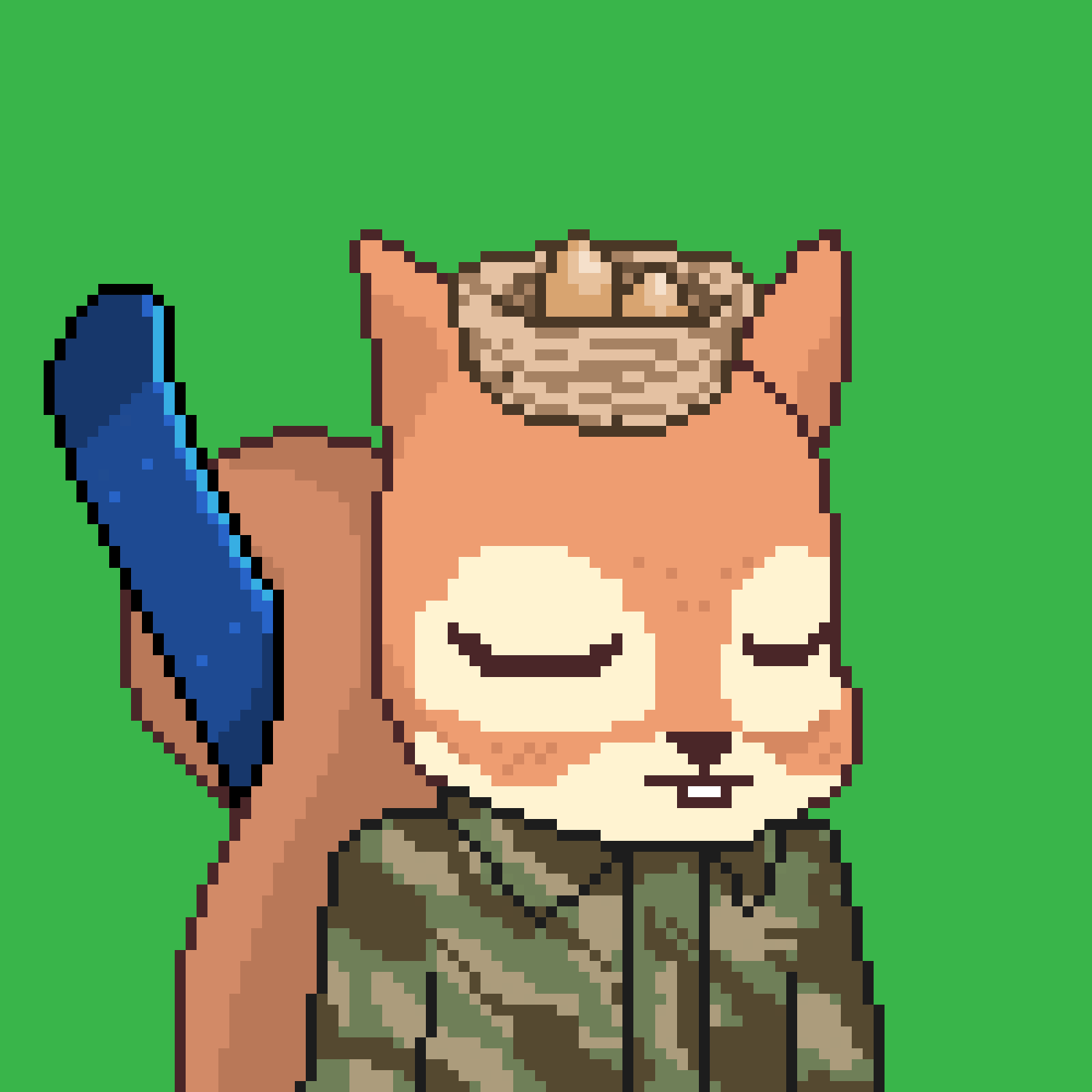 Pixel Squirrels #8730 NFT on Algorand