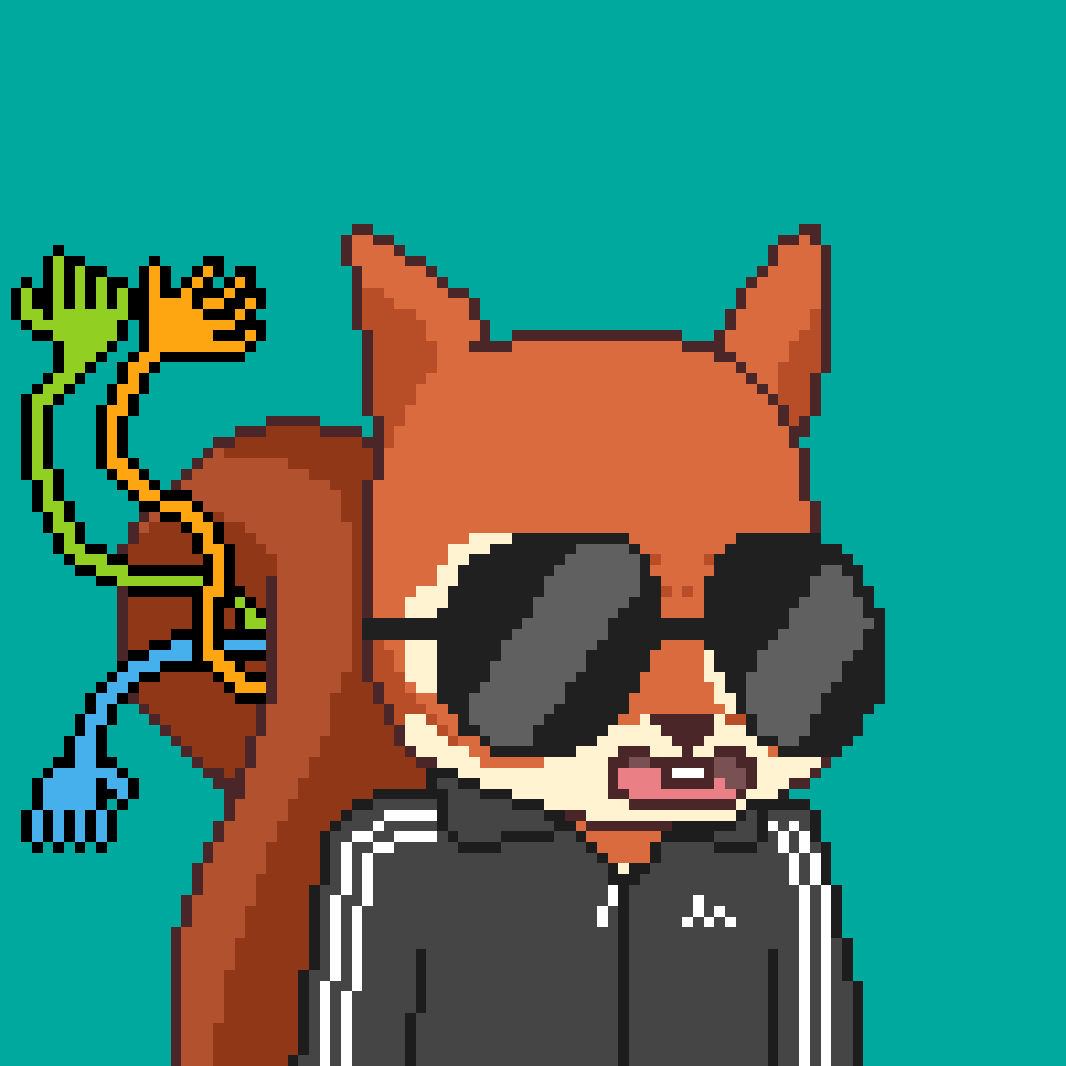 Pixel Squirrels #8741 NFT on Algorand