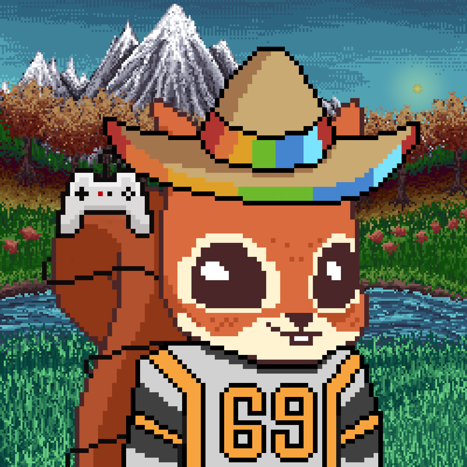 Pixel Squirrels #8744 NFT on Algorand