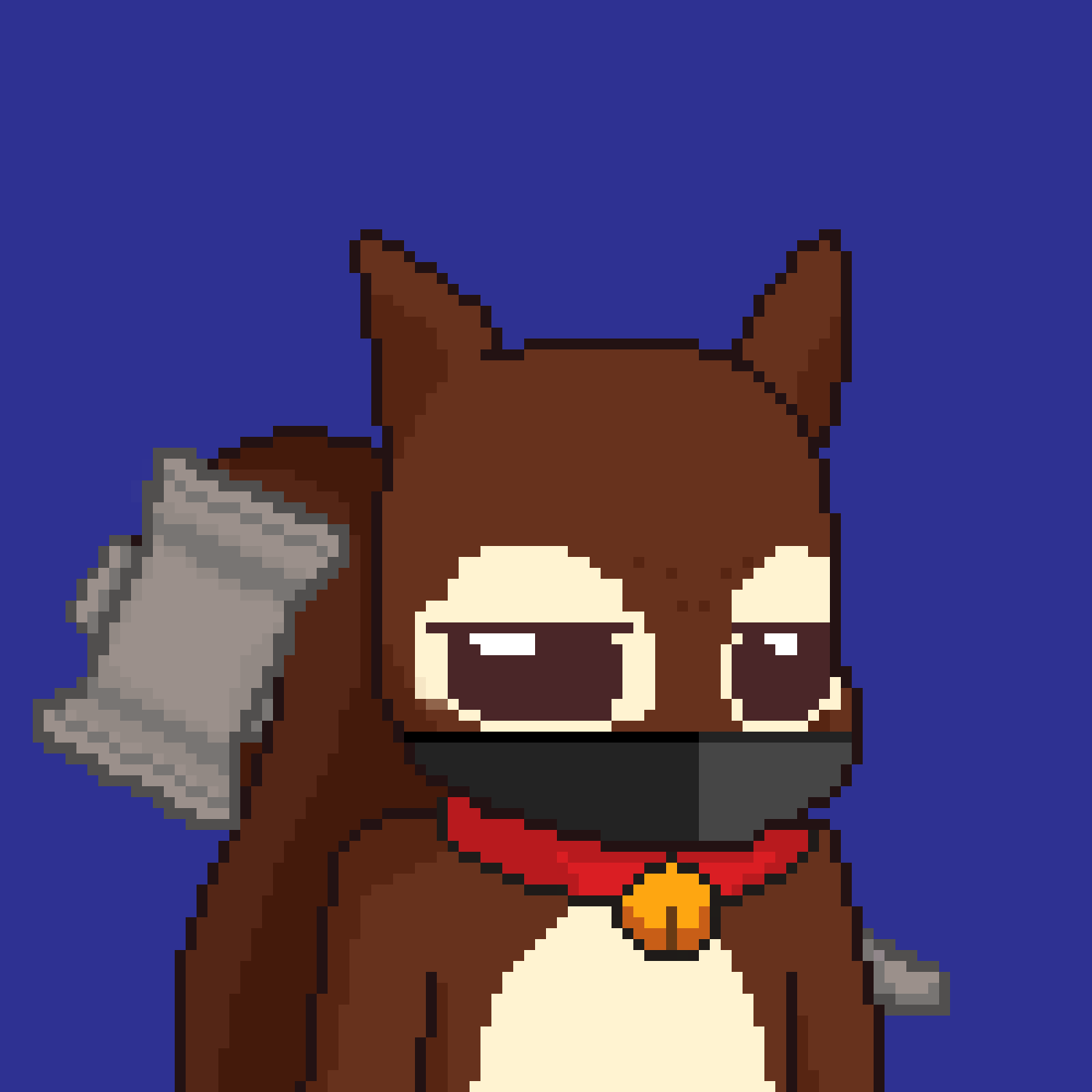 Pixel Squirrels #8758 NFT on Algorand