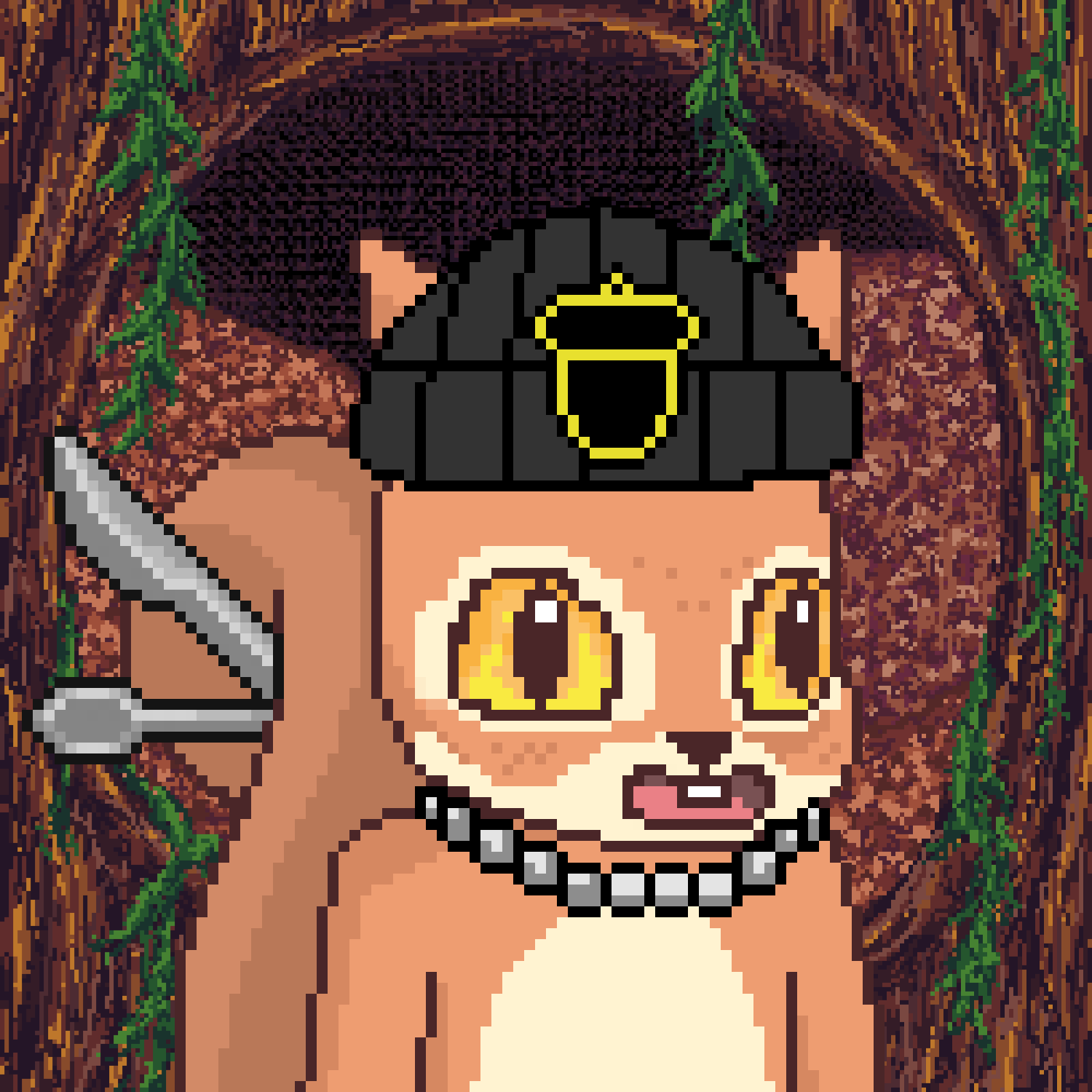 Pixel Squirrels #8798 NFT on Algorand