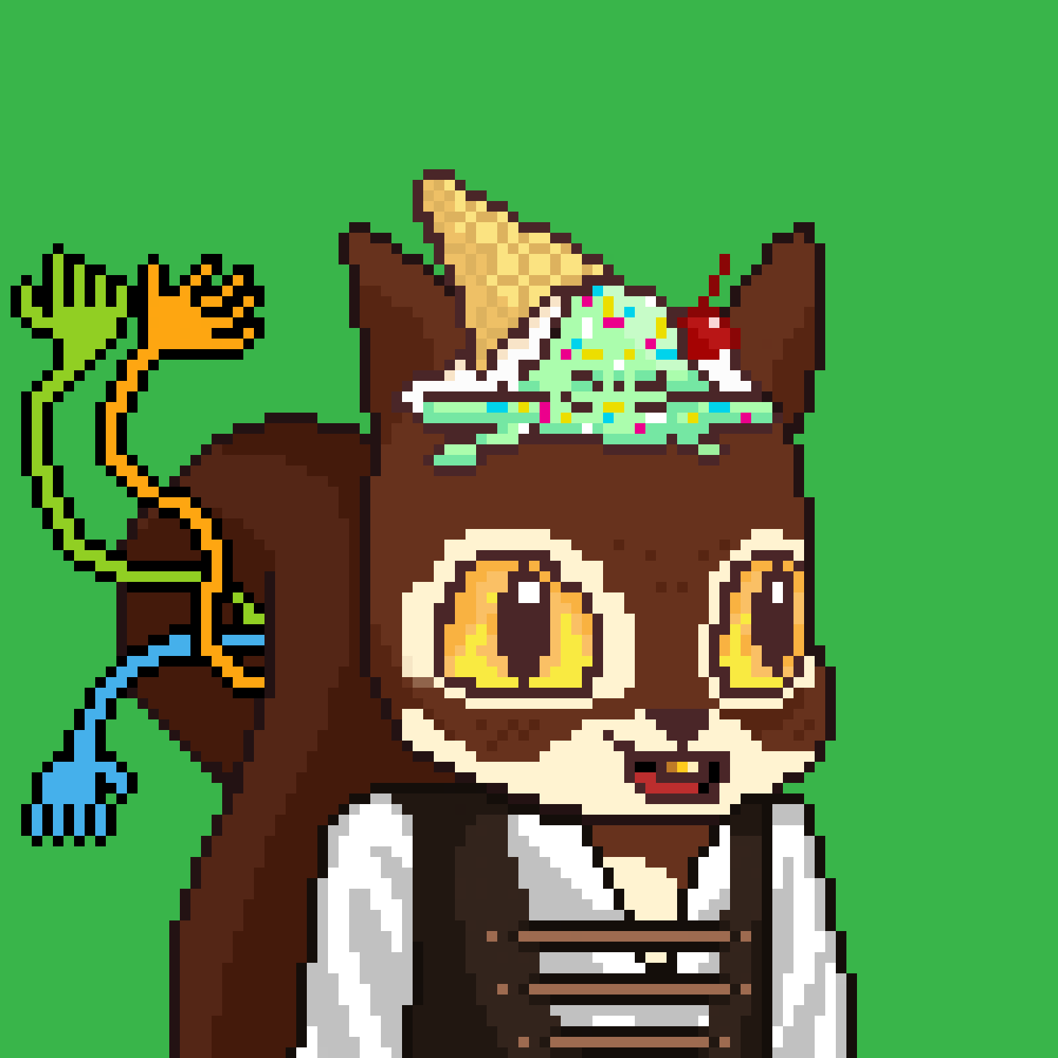 Pixel Squirrels #88 NFT on Algorand