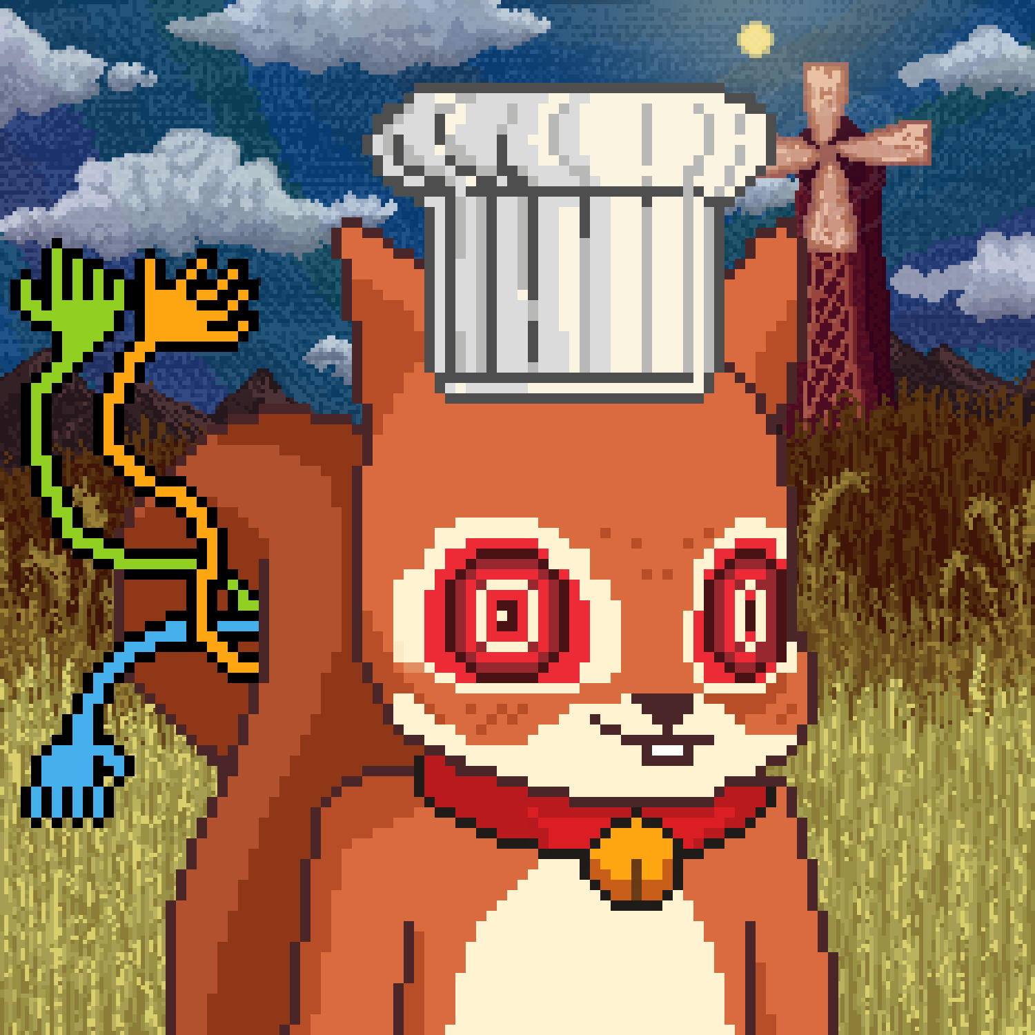 Pixel Squirrels #880 NFT on Algorand