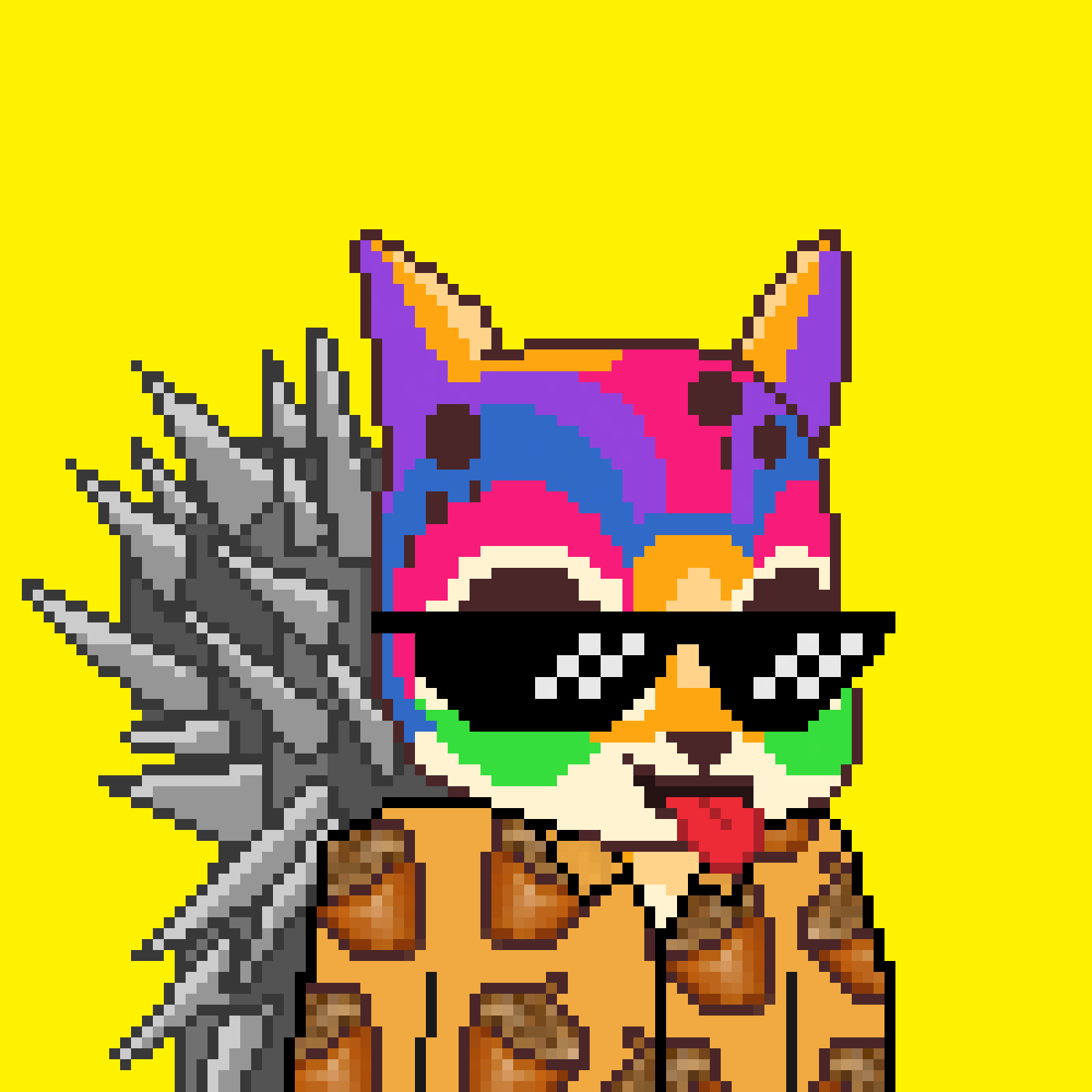 Pixel Squirrels #8800 NFT on Algorand