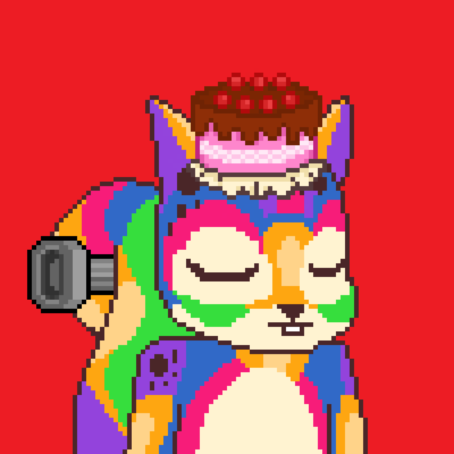 Pixel Squirrels #8807 NFT on Algorand