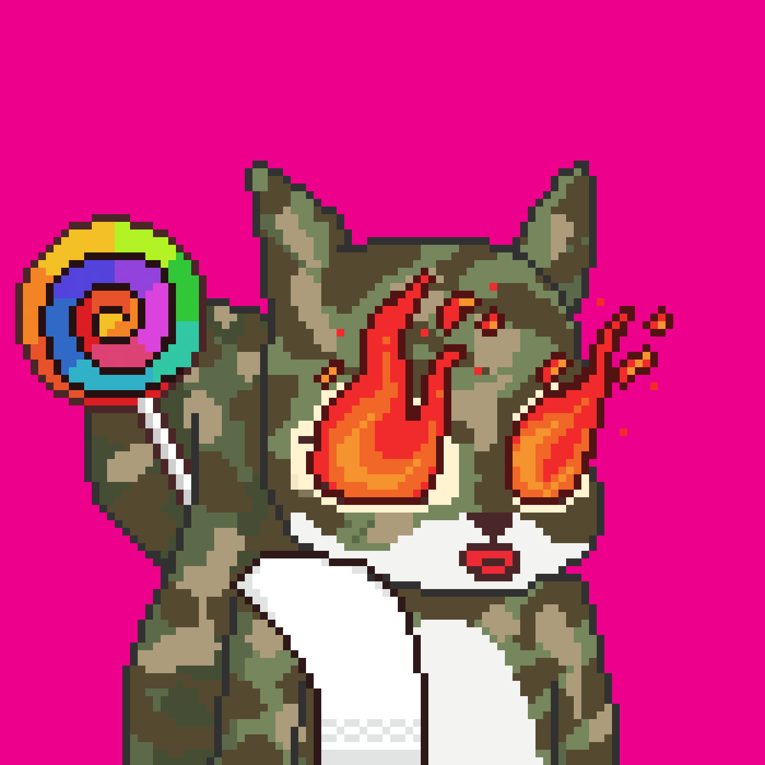 Pixel Squirrels #8809 NFT on Algorand