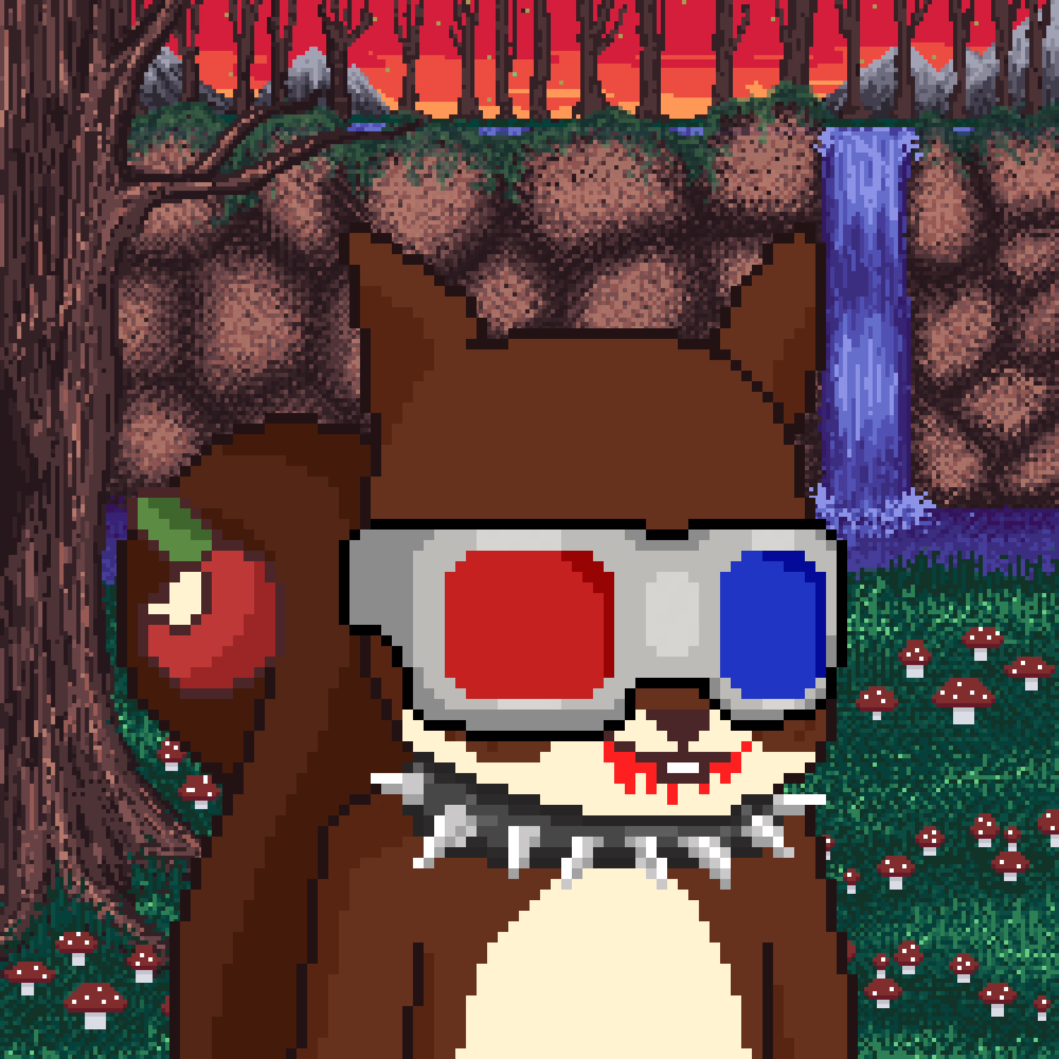 Pixel Squirrels #882 NFT on Algorand