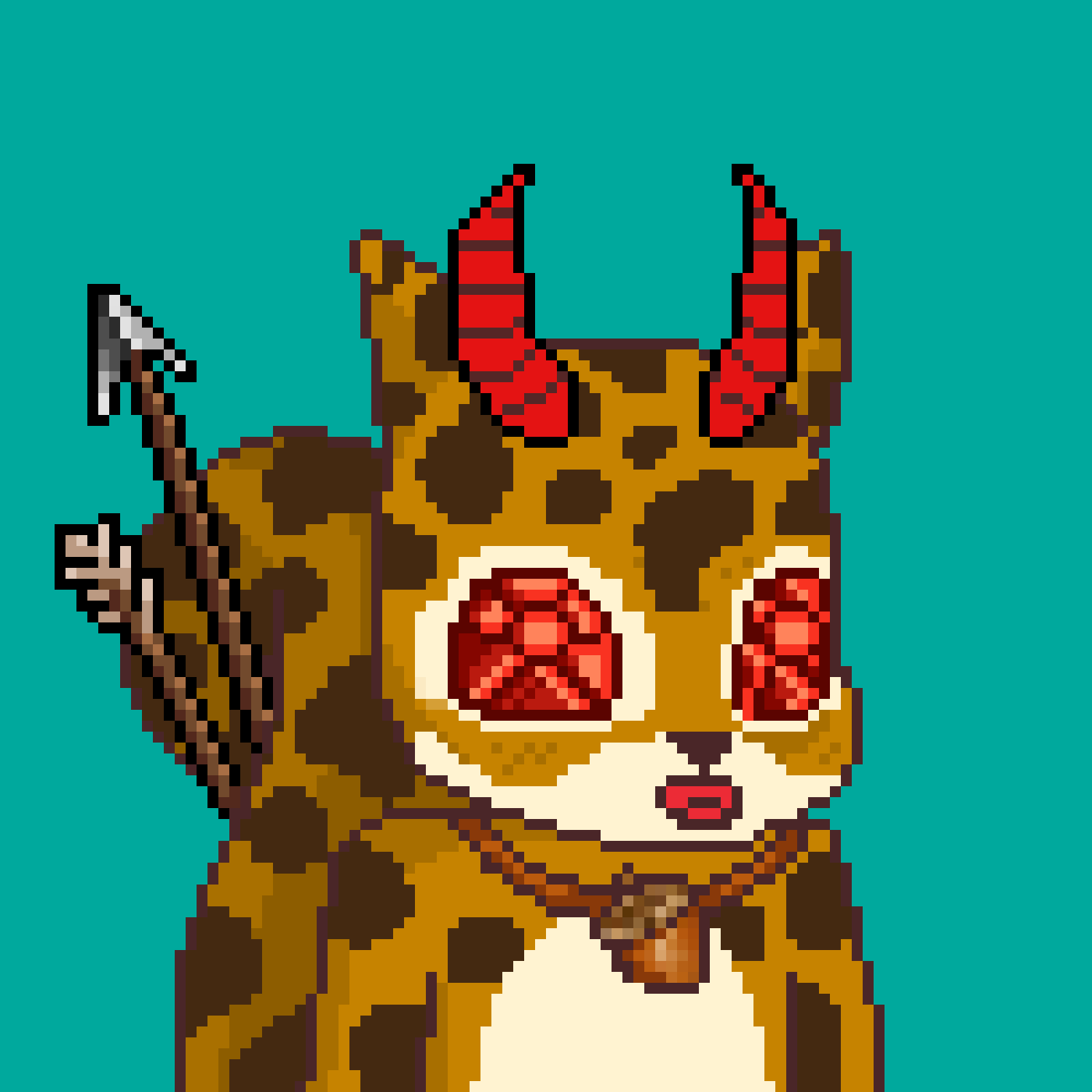 Pixel Squirrels #8826 NFT on Algorand