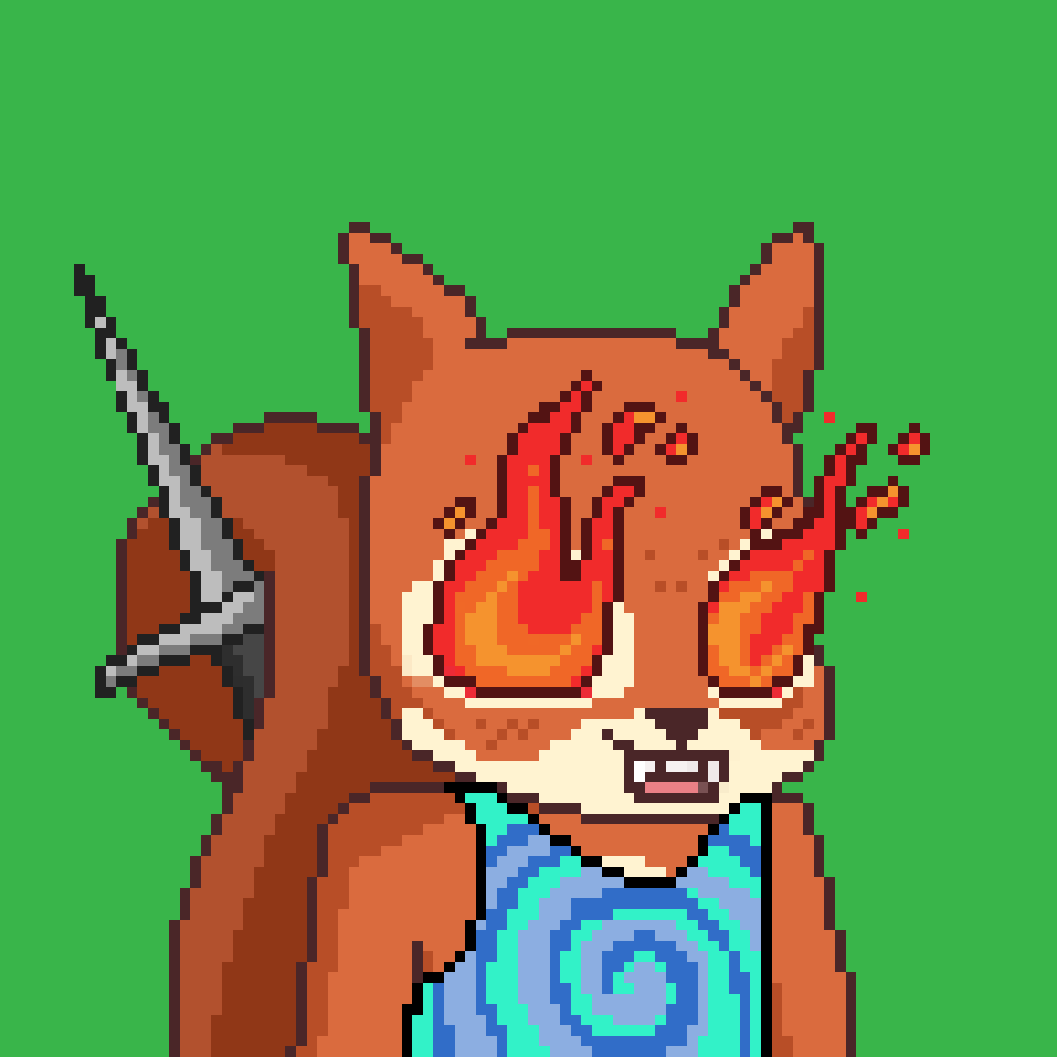 Pixel Squirrels #885 NFT on Algorand