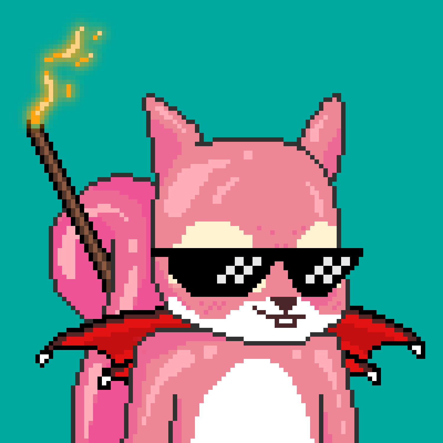 Pixel Squirrels #8867 NFT on Algorand