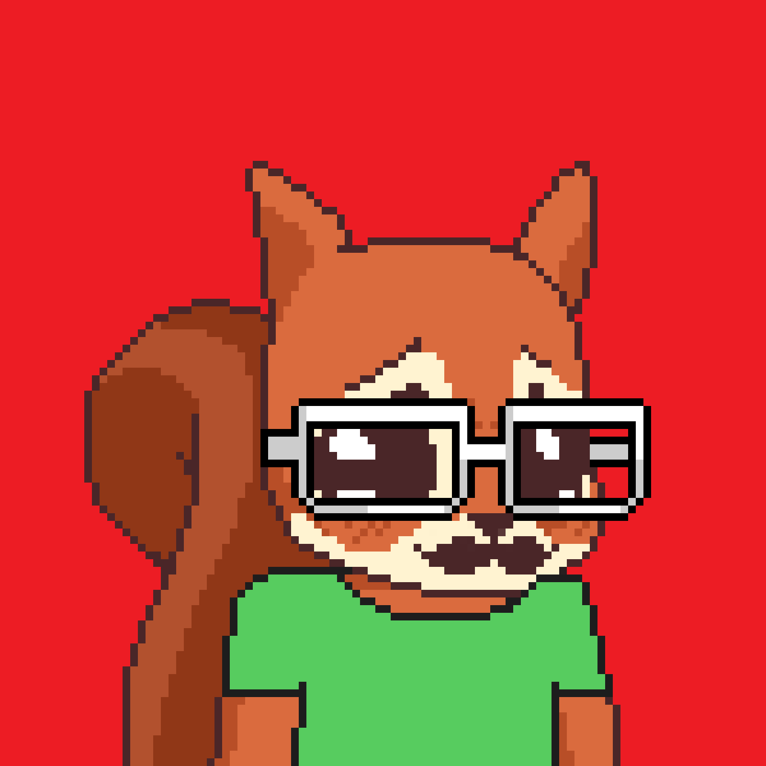 Pixel Squirrels #8872 NFT on Algorand