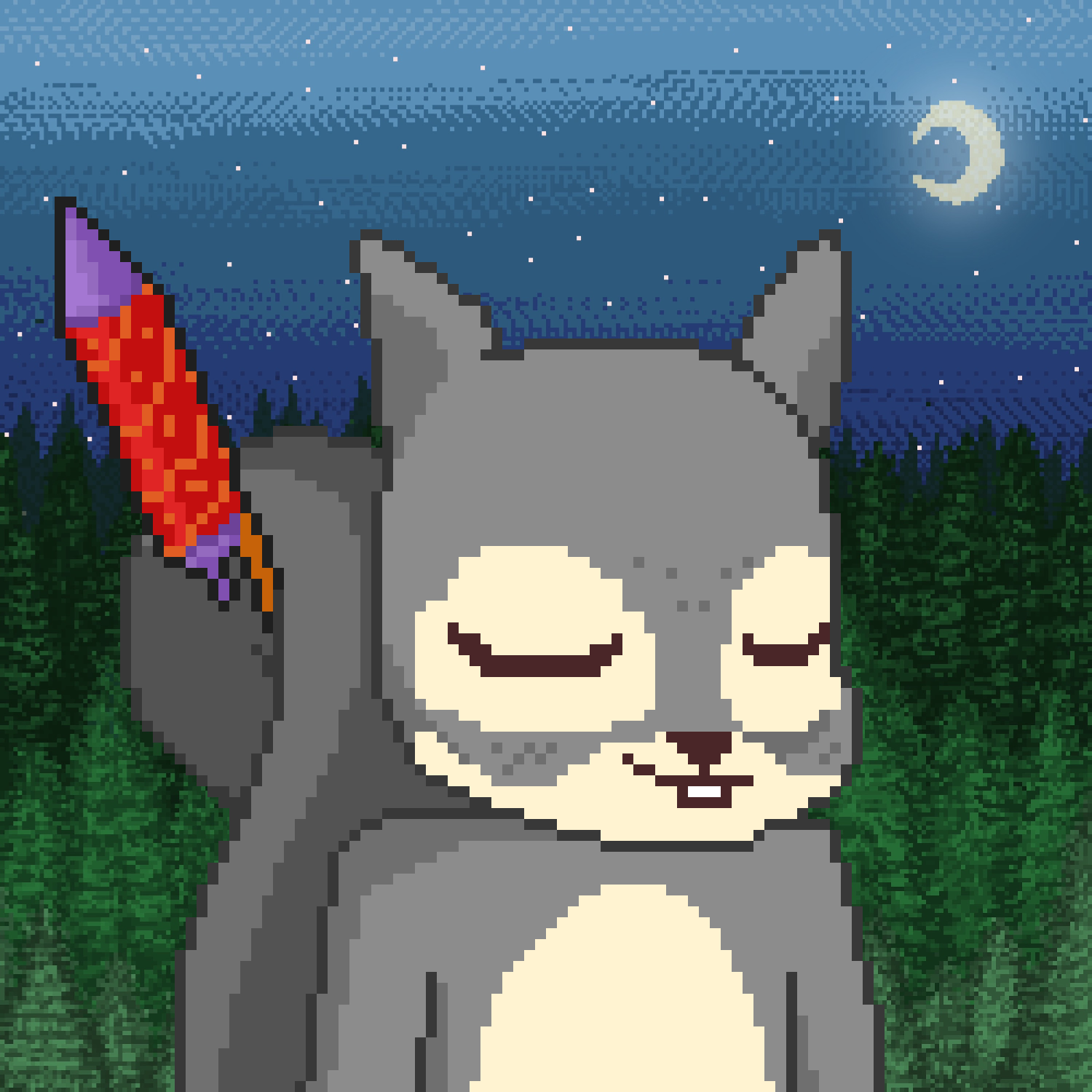 Pixel Squirrels #8875 NFT on Algorand