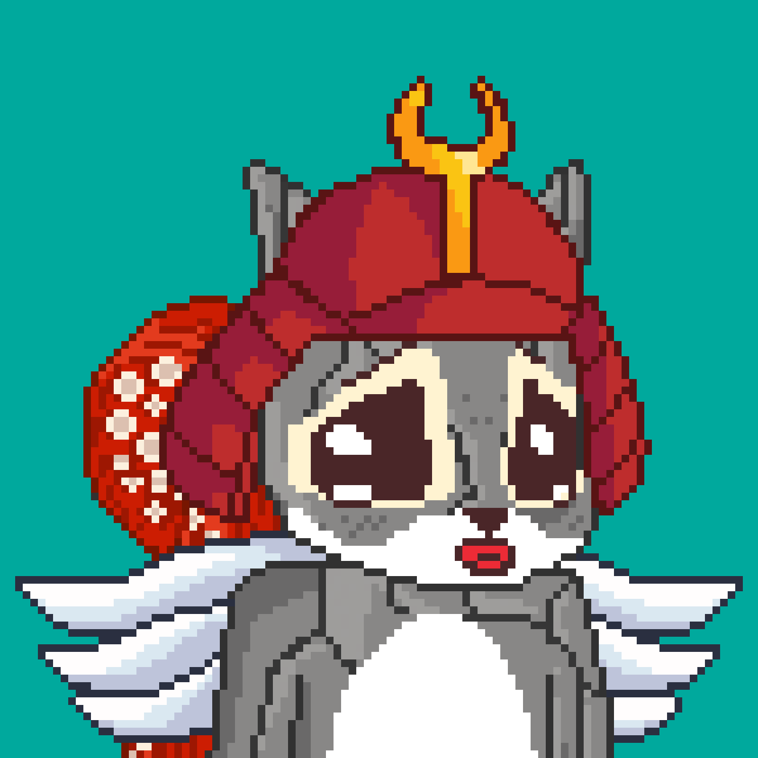 Pixel Squirrels #8886 NFT on Algorand