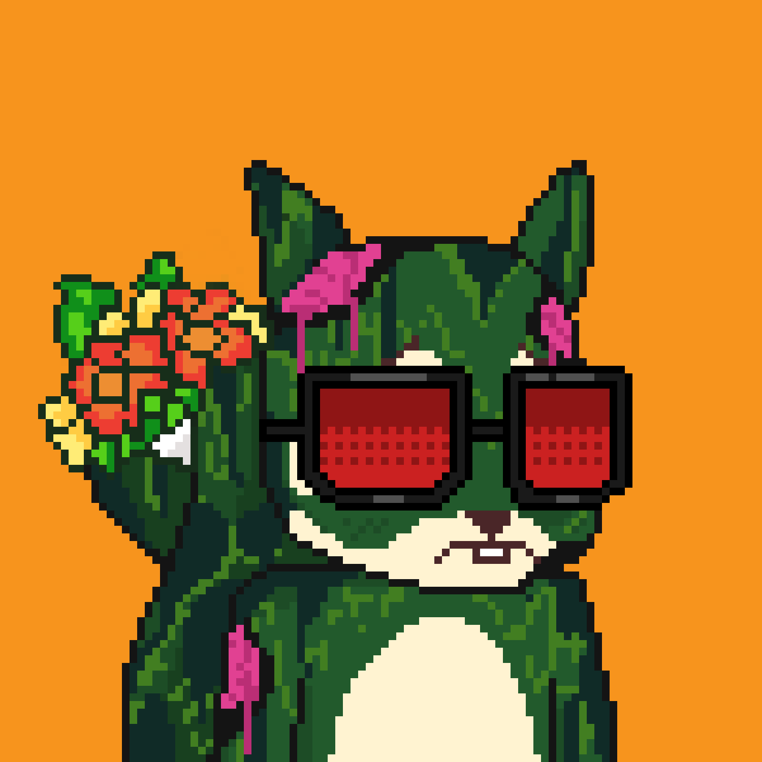 Pixel Squirrels #8893 NFT on Algorand
