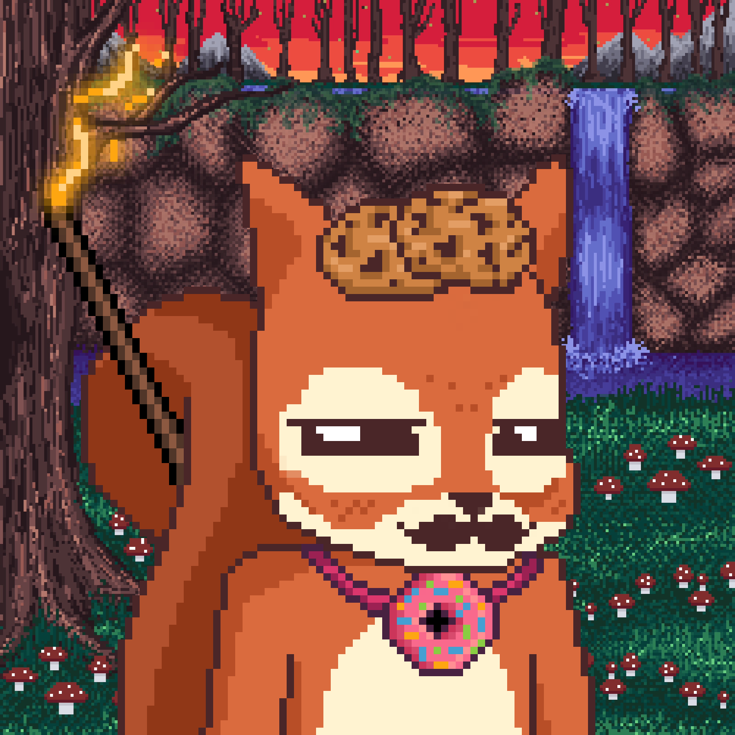 Pixel Squirrels #8900 NFT on Algorand