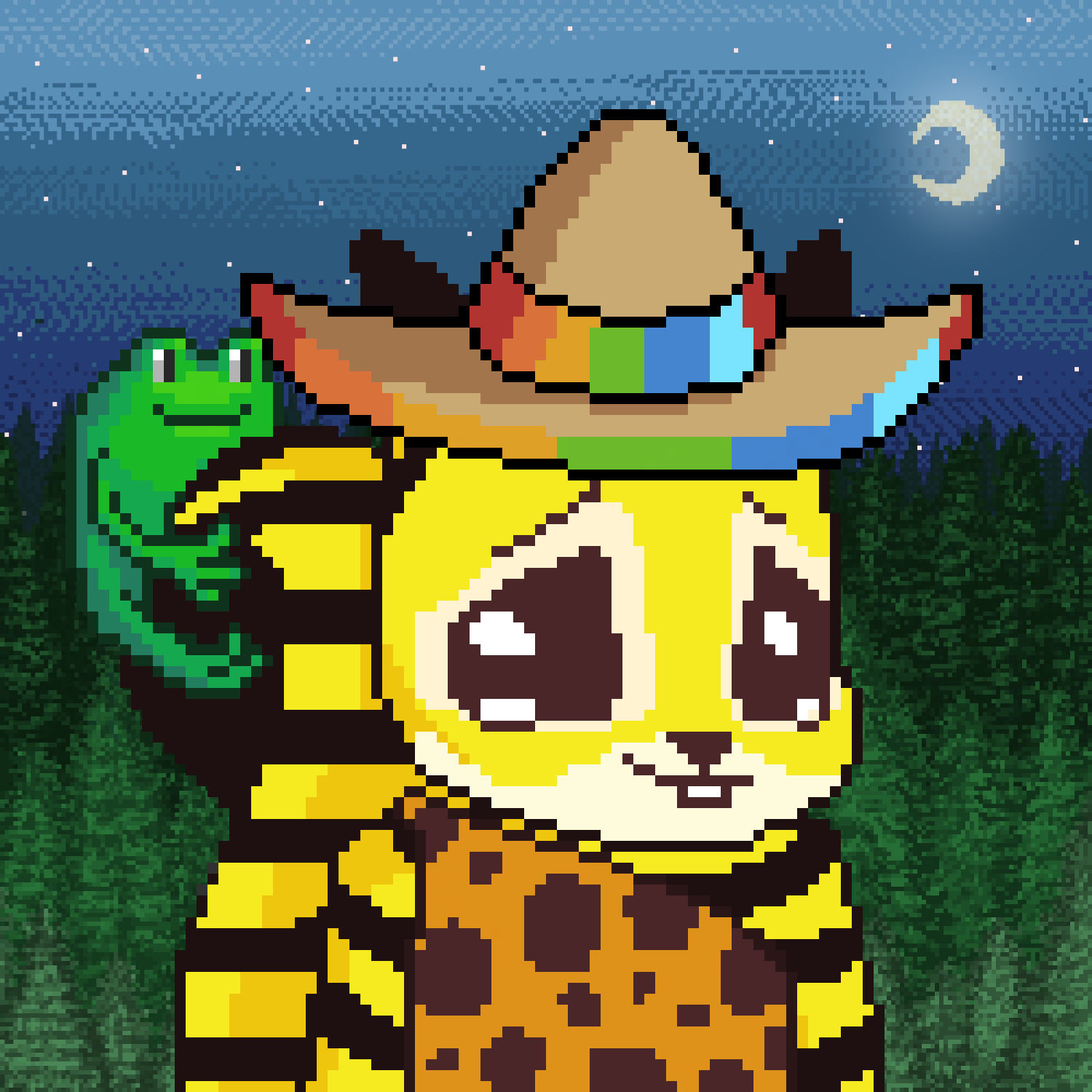 Pixel Squirrels #8923 NFT on Algorand