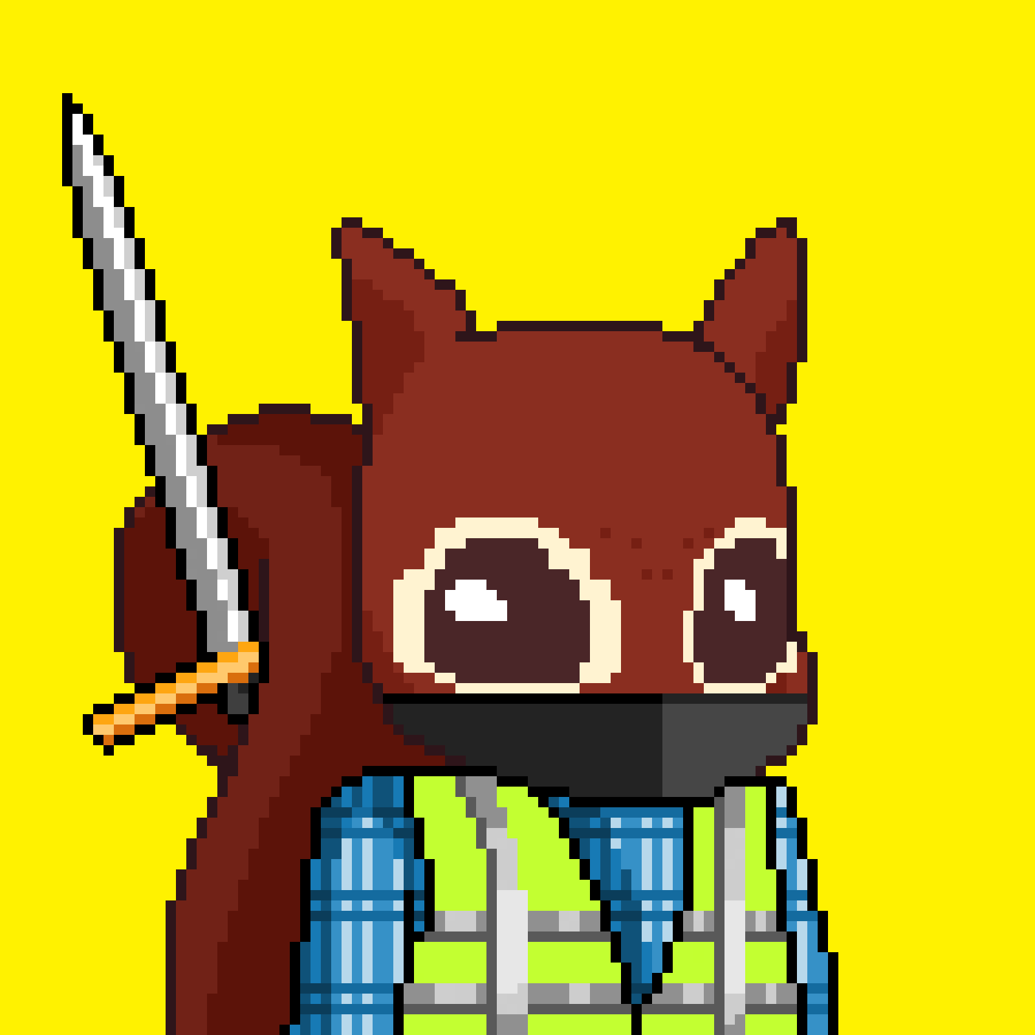 Pixel Squirrels #8930 NFT on Algorand